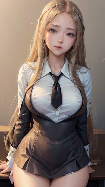 (from below:1.2),((porn image),(squatting,open legs)),((looking at viewer:1.5)),((1girl:1.5),curvy,petite,beautiful breasts,large breasts,pale skin,(erect nipples)),((long hair),(thin hair:1.8),(straight hair:1.5),(Swept bangs:1.5),(extra light coppery amber hair:1.5),(hair over one eye:1.2)),((realistic),8k,ultra HD,high resolution,best quality,masterpiece,(Sense of presence:1.5),(Dynamic:1.5),(bold:1.5)),((clothed:1.5),(office lady:1.5))