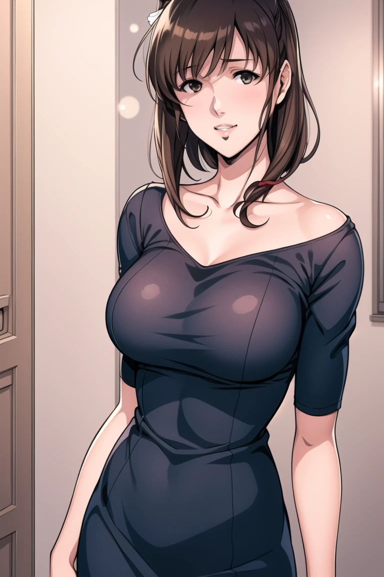 1girl, breast focus, breasts, topless, three quarters view, huge areolas, saggy, tt_saggy, <lora:Cherry Bombs - Saggy Large Areolae Torpedos - V4:0.75>, blue hair, short hair, pale skin, <lora:add_remove_blue_skin:1><lora:LCM_SD15:1.0>