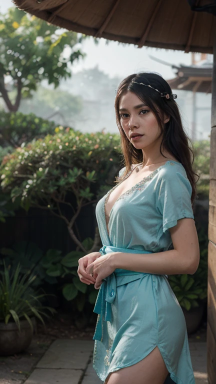 (best quality, ultra-detailed, realistic:1.37), professional, beautiful detailed eyes, beautiful detailed lips, detailed facial features, natural skin tones, perfect skin texture, delicate facial expressions, image in high resolution, realistic face, realistic skin, plain face, natural smile, highly detailed hair, (Ecce), 18yo, (a beautiful busty Turkish girl), immerses herself in the vibrant atmosphere of a Turkish bazaar. Dressed in a transparent outfit, she walks through the bustling market, surrounded by colorful textiles, spices, and handicrafts. The high-resolution image captures ultra-detailed realism, highlighting Ecce's captivating eyes, long eyelashes, and smooth complexion. The lively ambiance of the bazaar adds to the cultural richness, creating a visually stunning representation of a Turkish adventure.