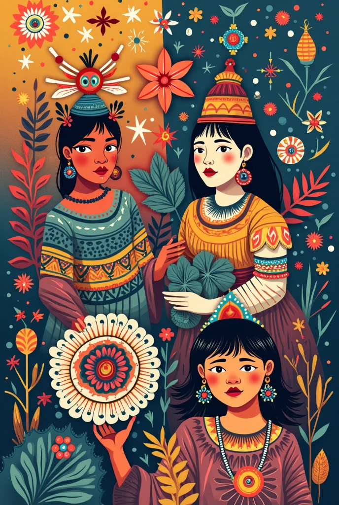 Larawan Create an artwork(drawing) that depicts four contemporary Filipino ...