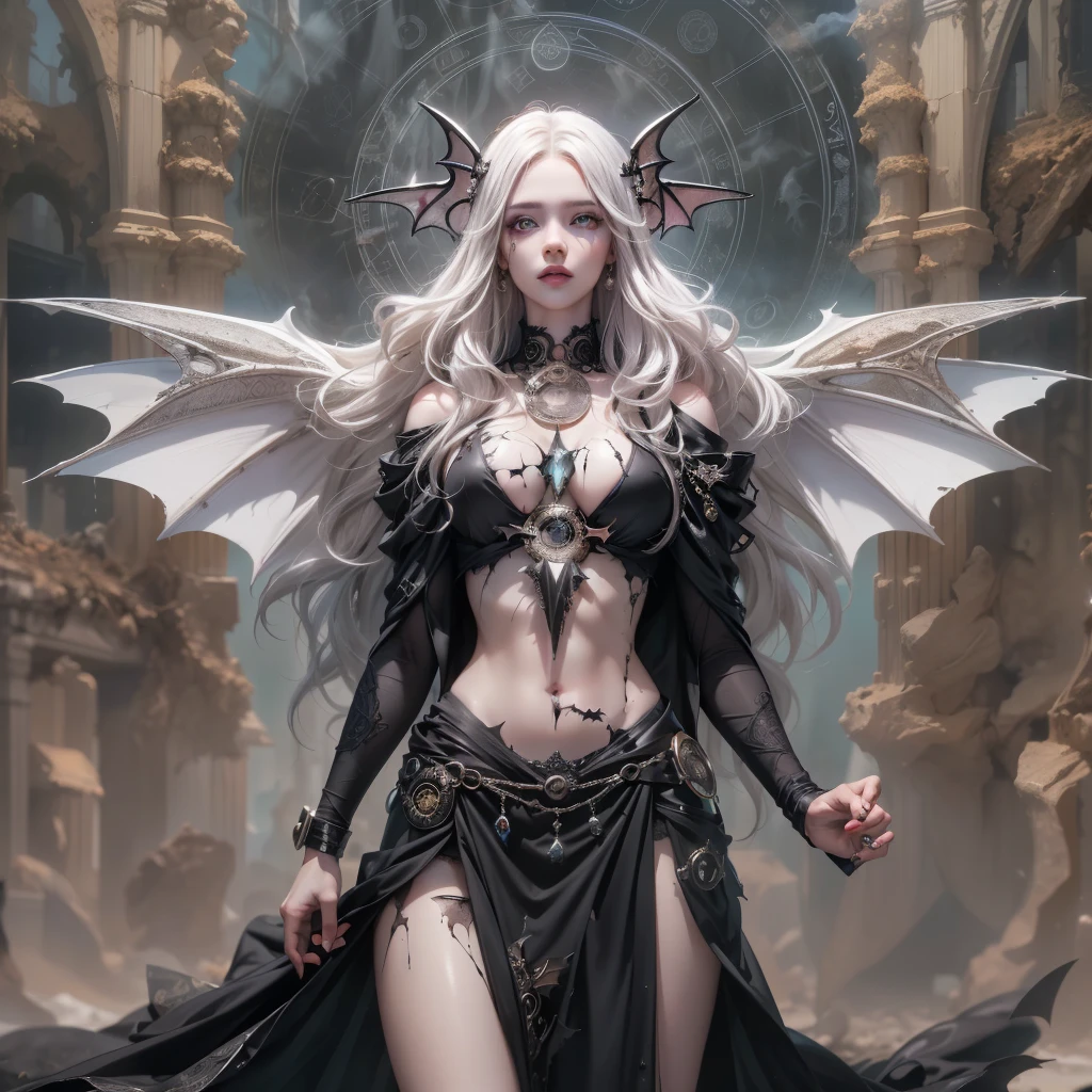 arafed woman in a black dress and a horned headpiece standing in front of a gate, succubuedieval, beautiful elegant demon queen, queen of the underworld, dark fantasy style, goddess of the underworld, dark sorceress, beautiful succubus, succubus in tight short dress, dark elf princess, beautiful dark elf countess, dark fae