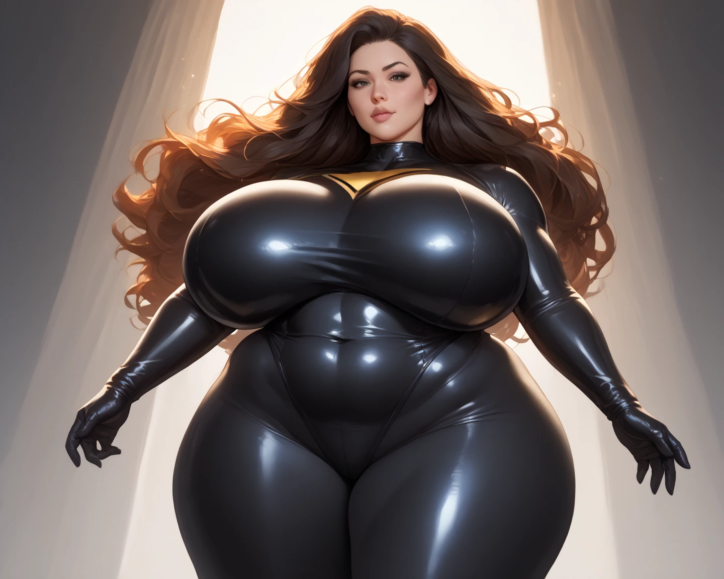 Januzsa O'mHarel, a statuesque, full figured mature female of the high class.
she is sassy and sharp of mind, of wit and tongue.
she's hard to please and often portrays an unamused look.
she always wears stylish outfits.
sci-fi, mystical, futuristic, magical, retro, fantasy.