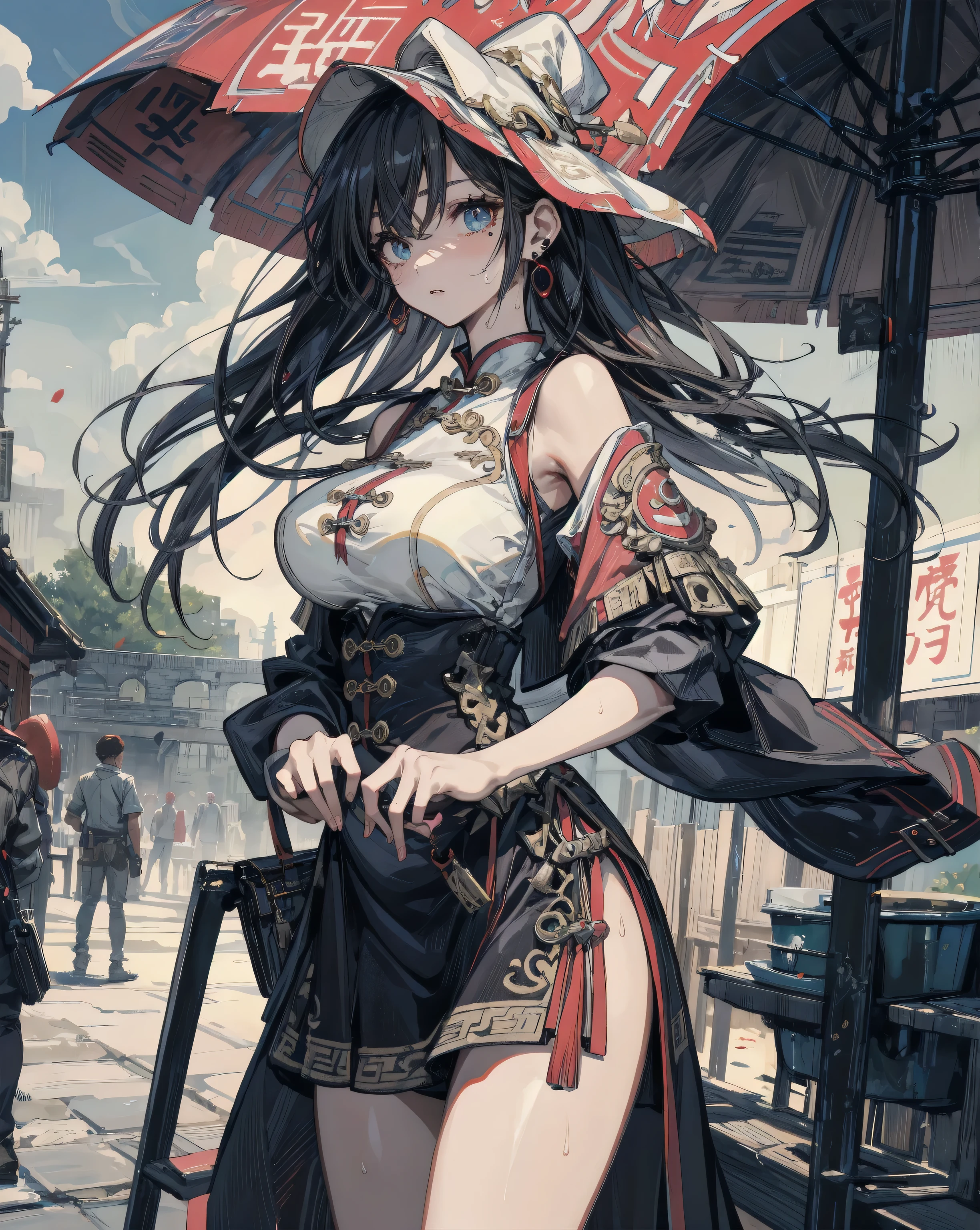 (Masterpiece),((Highest Quality)),(Official Art),(Beautiful Indulgence:1.2),(Steampunk Girl),(1 Girl:1.3),((Armpit)),((Small Breasts)),Hands on Buttocks,(((Steamy Taisho Townscape))),Beauty in a modern hakama with intricate and delicate design,Gliding train,Detailed drawing. Bright colors. Supreme Detail ((Ultra Detail)),(Highly Detailed 2D Illustration),((Very Delicate and Beautiful))Super Detail, wakame, wakame wakame, wakame, wakame, wakame, wakame, wakame, wakame, wakame, wakame --auto