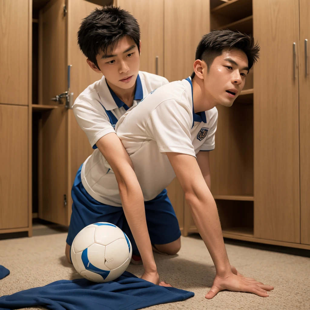 Prison cell、 regression、Prison officers abuse、、Forced to wear diapers、Kneel、Boy rapes boy、Boy in gym clothes、Blue shorts、Shorter than other people、(10Age 1.4)、Japanese、Hot summer day、My body is shaking with fear、Frightened boy、I'm about to cry、torture、(Boy 1.4)