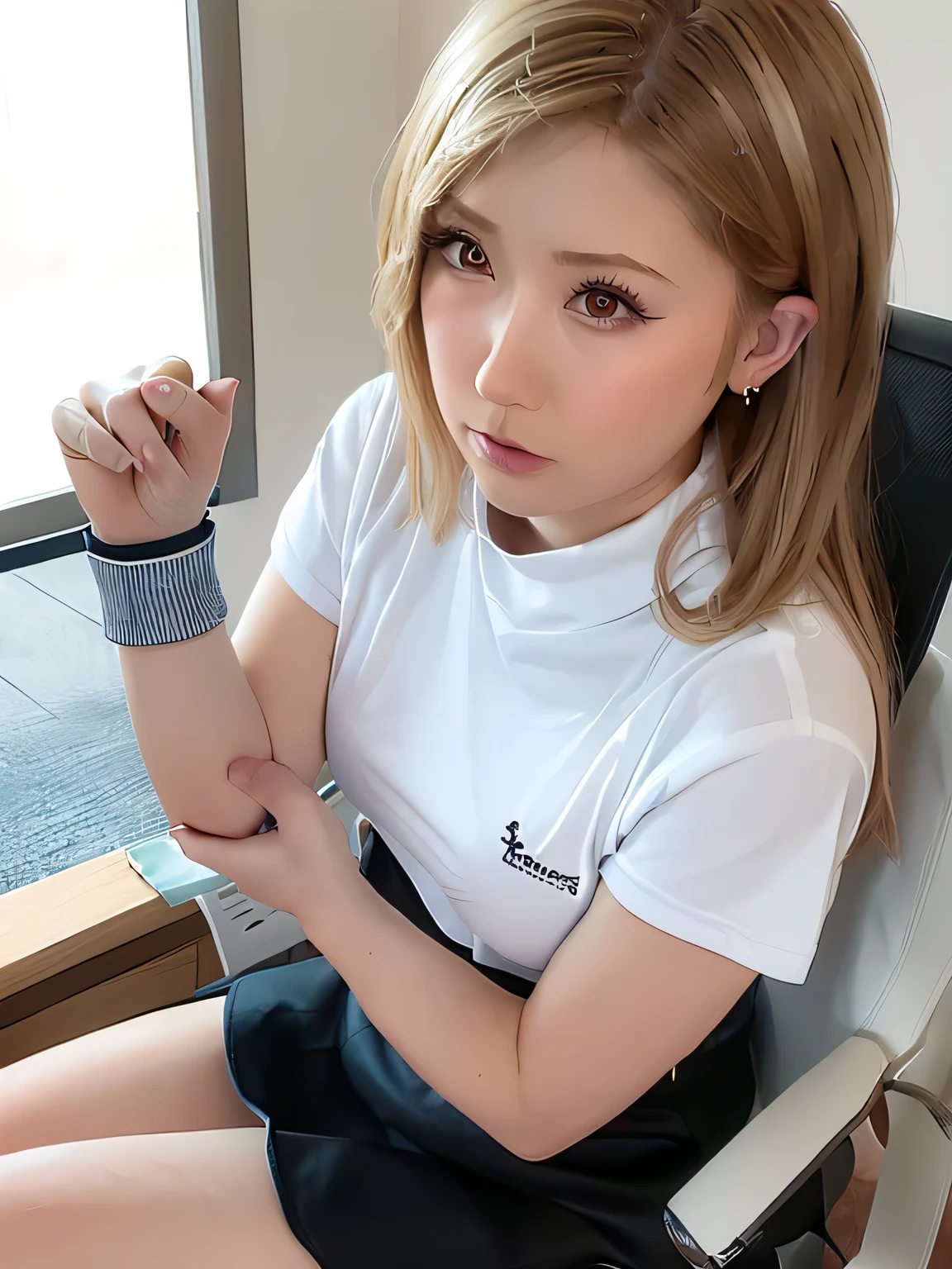 Make a look like ai pic