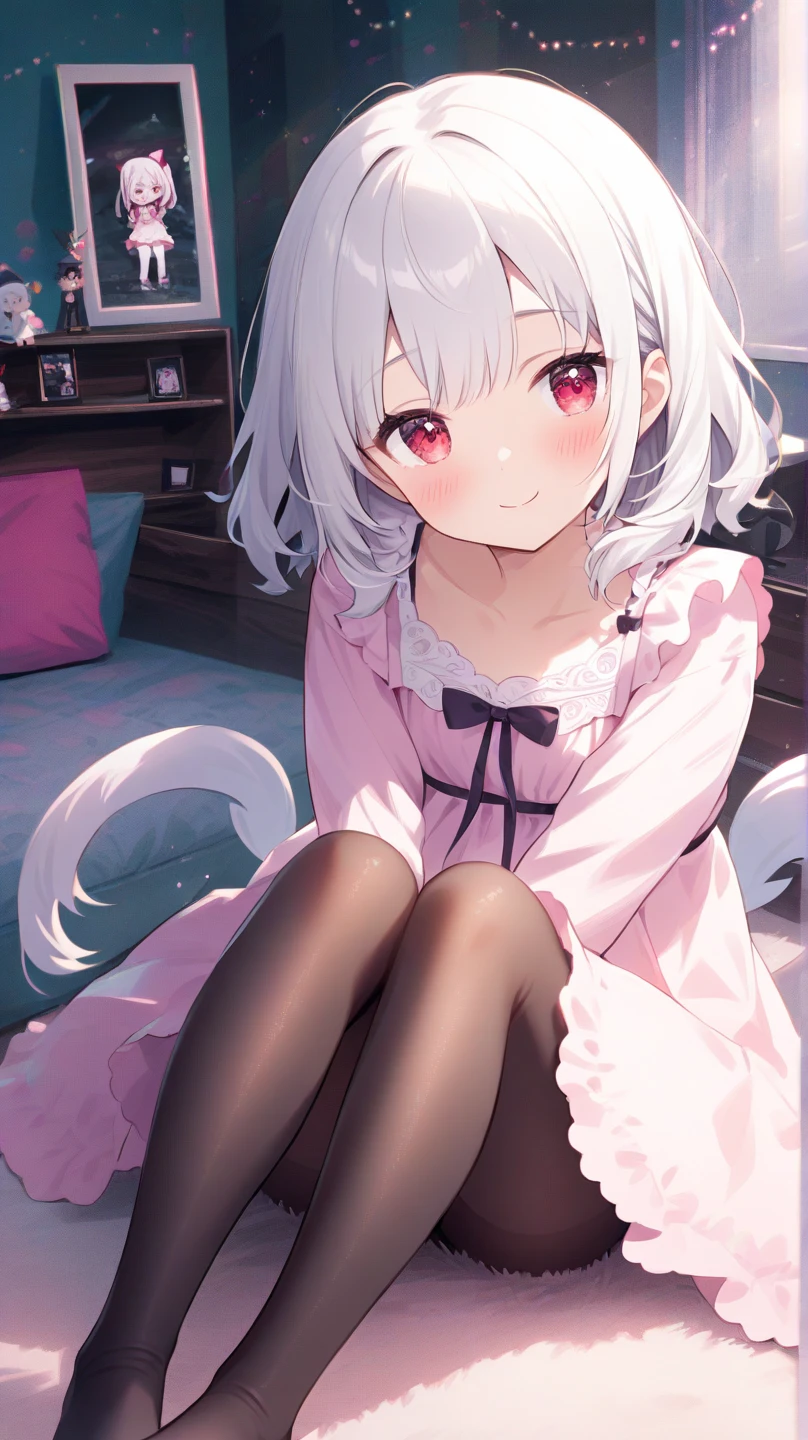 6 year old girl,Masterpiece,High quality,abstract res,Digital painting\(artwork of a\), by Dagasi, Yupa,Kiyosan,(anthro,Fluffy fur,Character focus:1.1),anthro female cat,Short hair,Portrait , eyes with brightness, in a panoramic view, Character focus.(detailedbackground:0.7), 独奏, shaggy, Furry female, female focus, anthr,(Full Body Furry,White fluffy tail、White-pink fur, Pink eyes, White color hair,White legs、Pink white meat pad:1.2), (felid、Black sailor suit、Striped panties、love heart、Shy,saliva,get down on the bed、Elevate your ass、Stick out your tongue、Eyes are confused:1.2),(interiors、In the daytime、inns:1.1)
