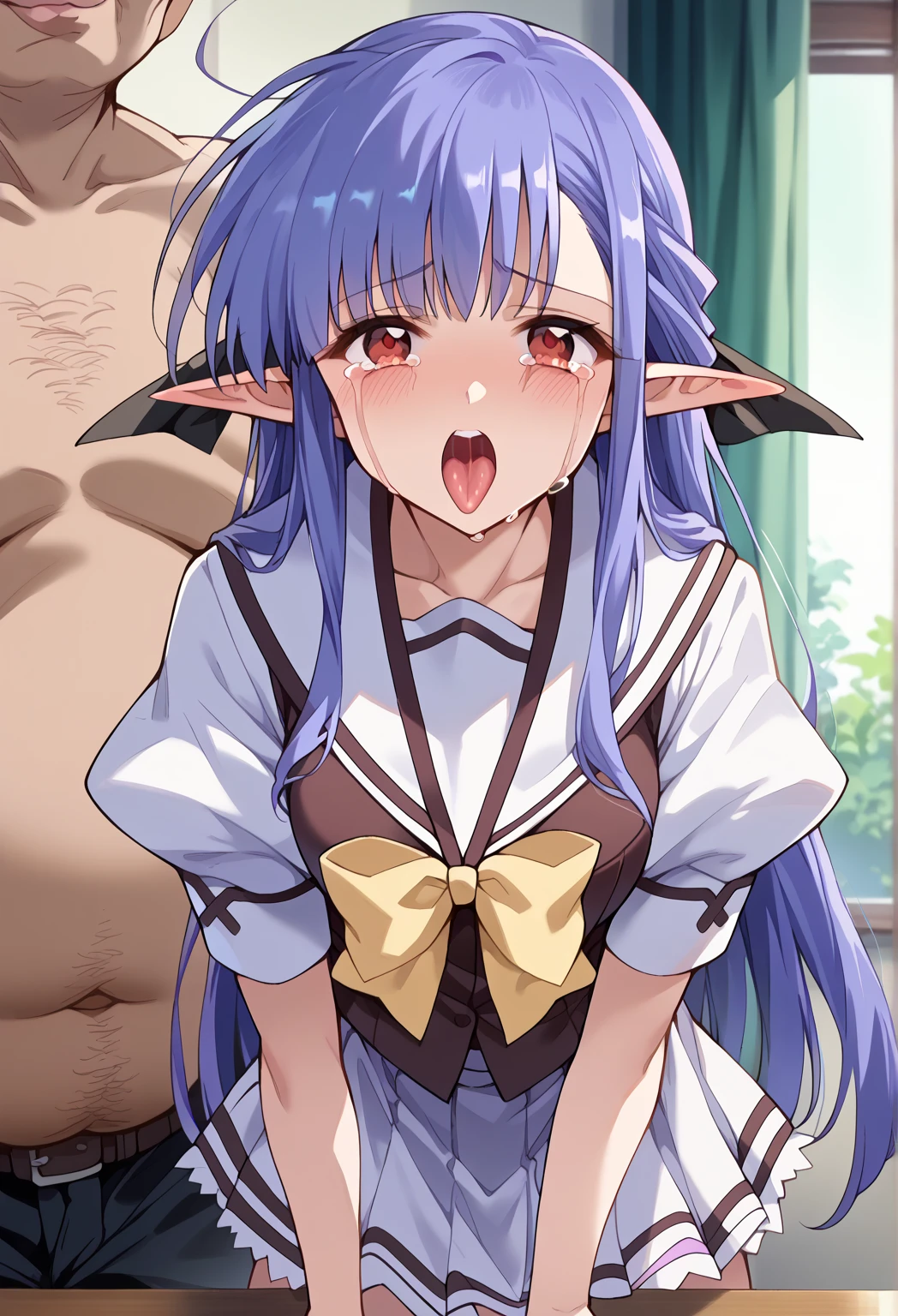 ((Highest quality)), ((masterpiece)), (be familiar with), Perfect Face, indoor, Bedroom, Watching the audience,
One woman, Frielen,
Open Mouth, Ecstatic expression, blush, smile,
Small breasts, Flat Chest, Young Girl, Lori, , Girl,
Long Hair, Twin tails,
Fully nude, Nipples exposed, Sex with a man with a big dick, 膣内ejaculation, Semen is taken, Insert a into your, Sex in missionary position, , Leg spread,