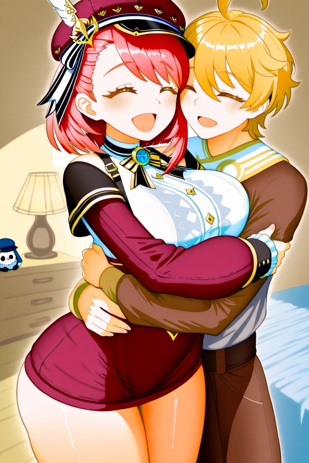,A spacious room in a luxury suburban mansion, (4+girls:1.5)、(The back view of super busty maids having an orgy)、Intense Cunnilingus Massage Spanking、Intense orgasm facial expression、Violent convulsions due to intense orgasm、Full Color,femdom