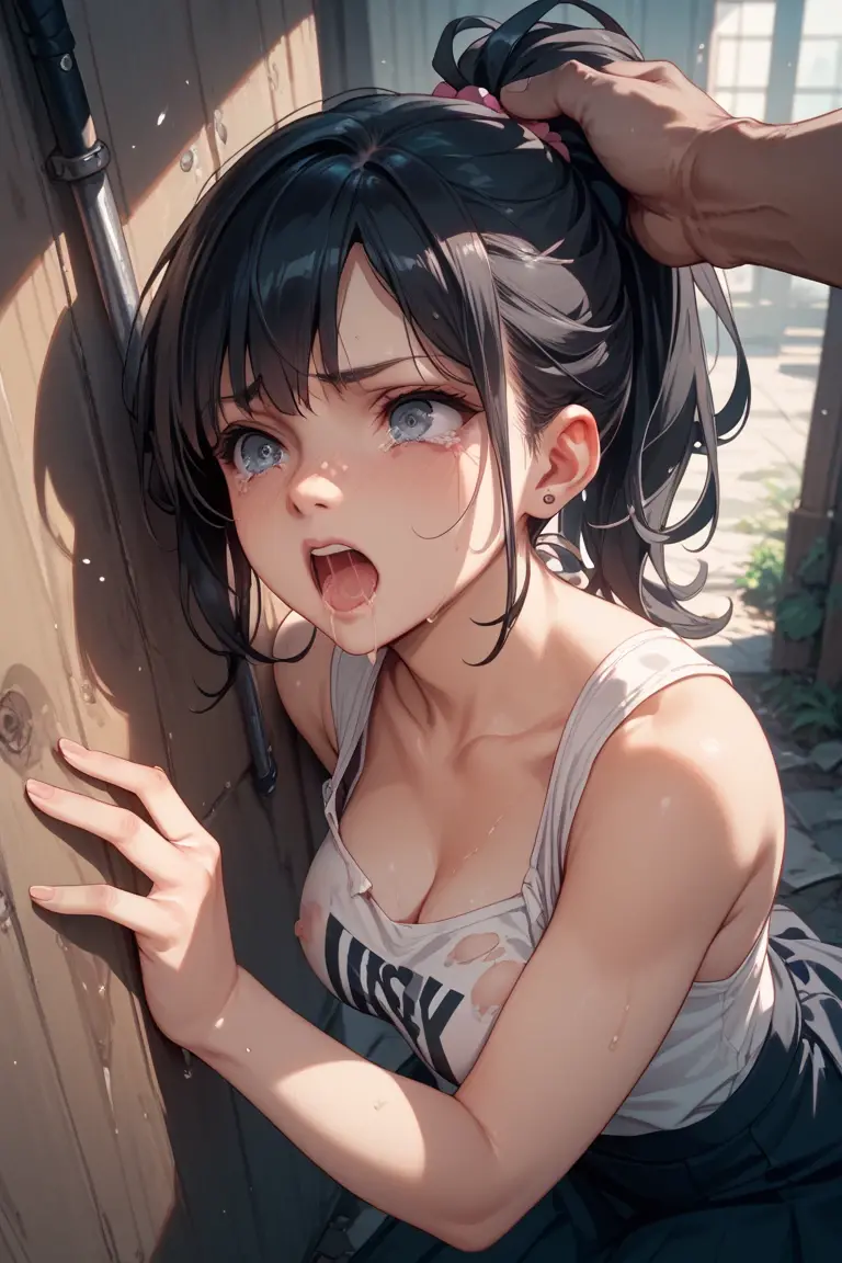 (((Browsing Caution, Close Up Facial , Front view , From below , Movie angle))) ,(On all fours), break 1girl, Twin tails、Young Girl、、10 years old, (close your eyes),(((Embarrassing, Excited, Fascinating, In the heat, orgasm,Blushing,shortness of breath, Very humid,vapor、Man grabbing woman's breasts))) , break (((Bright pink and green hair))),(Semi-long hair tied in one piece、Add a light pink ribbon to the end.:1.3),(((Two-part bangs , middle part, Bangs parted in the middle, Side-swept bangs))), (amount:1.3), (Small breasts:1.0) ,((Sweaty skin, Dripping , girl trembling with Sexual climax, Cum in pussy, pubic hair)) ,Thin dots, feminine, Slightly muscular, Dynamic pose,((((vagina,Sex, A boy and his penis,Heterolo, Women in front and men in back , dorsal position, Cum in pussy, pubic hair)))), break, (((White - Solid - Short Sleeve - Safari Shirt ,Bottomless))), break, (((Midnight,On the bed))),(masterpiece), (Realistic), (Highest quality), (Super detailed), wonderful, ((A face with attention to detail)) , clavicle, High resolution , (Super detailed), Smooth, 16K, Vibrant colors,vagina,Sex,