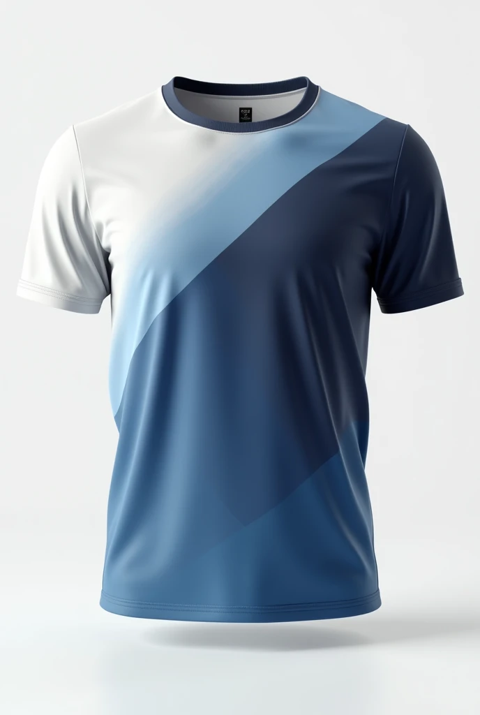 A back tshirt combination of color blue and white for layout
