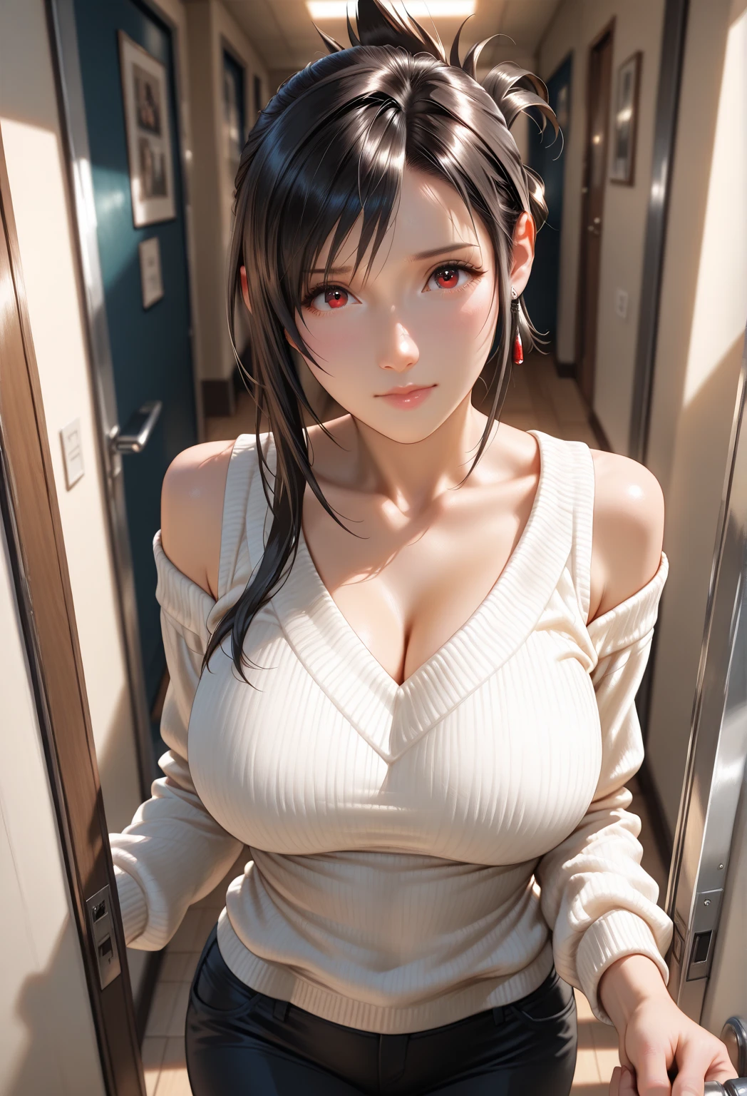 girl, Sweat, vapor, Medium Chest, shy, Beautiful Hands, Looking at the audience, sexy look,NFSW
