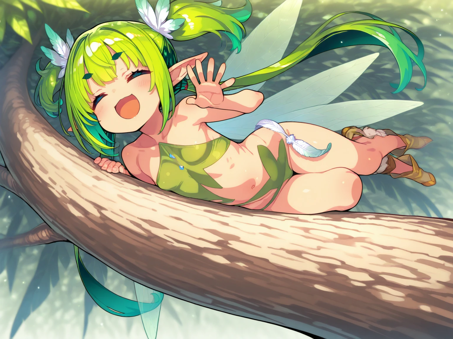  ((best quality)), ((masterpiece)), (detailed), 1 fairy girl, off-shoulder sweater, a fairy, fairy girl, winged pixie girl, girl fairy, various different types of insect wings, small breasts, NSFW，Covered with tentacles, encoiled by tentacles, Tentacles around the body, many tentacles, captured by tentacles, bound by tentacles, trapped by tentacles, Fine details，Tentacled，Tied with tentacles, roaming tentacles, drooling，Crying，horrified expression, panic, fight for survival, Detailed body，Full limbs，NSFW, being pulled into a flower, wild environment, jungle, terrifying floral environment, horrific nature, predatory flora, fairy catcher, fairy trapper, fairy catcher plant, fairy trapper-plant, fairy catcher flower, fairy trapper-flower inspired by carnivorous plants; a plant occupying the equivelant evolutionary niche as a spider would 