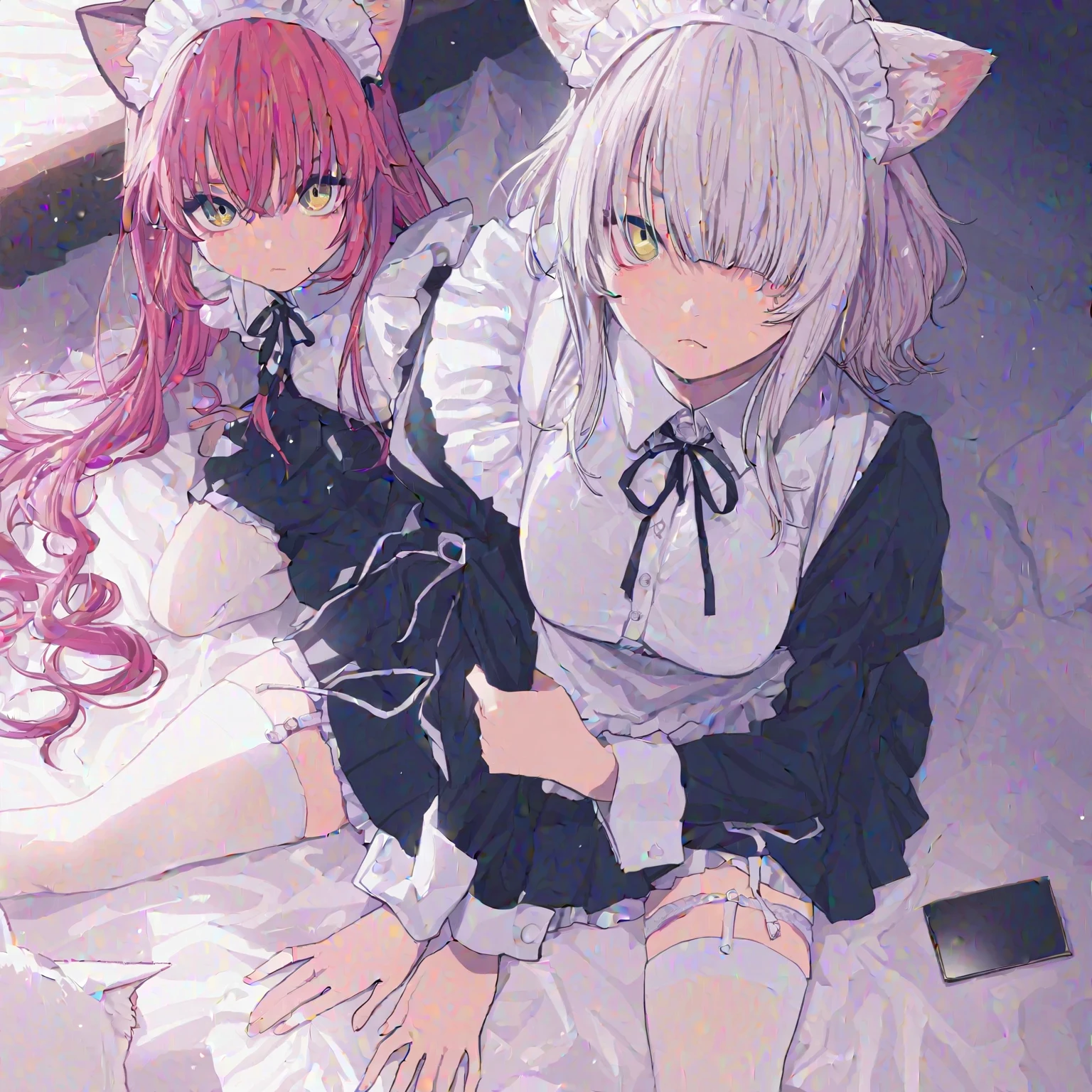 Futanari、Big cock、penis、Shemale、White cat girl、Cat Character、naked、bed、Sit with your legs apart、Big Breasts、Big、Open the vaginal opening、Squirting、Semen dripping、、Blow out、Sigh、Masturbation、Touching the penis with your hand、Squeeze your penis、blush、sexy、Ahegao、Ecstasy face