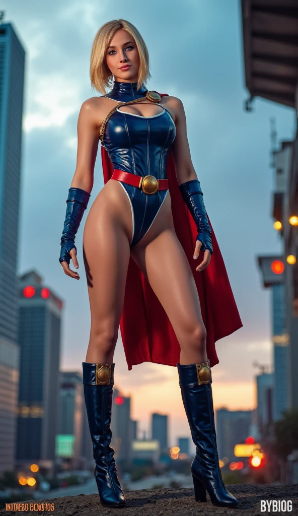 beautiful mature Swedish college girl, supergirl, blonde hair, full body, leotard, bare legs, boots, city backdrop, ((slim, petite)), photorealistic, photo, masterpiece, realistic, realism, photorealism, high contrast, photorealistic digital art trending on Artstation 8k HD high definition detailed realistic, detailed, skin texture, hyper detailed, realistic skin texture, armature, best quality, ultra high res, (photorealistic:1.4),, high resolution, detailed, raw photo, sharp re, by lee jeffries nikon d850 film stock photograph 4 kodak portra 400 camera f1.6 lens rich colors hyper realistic lifelike texture dramatic lighting unrealengine trending on artstation cinestill 800,