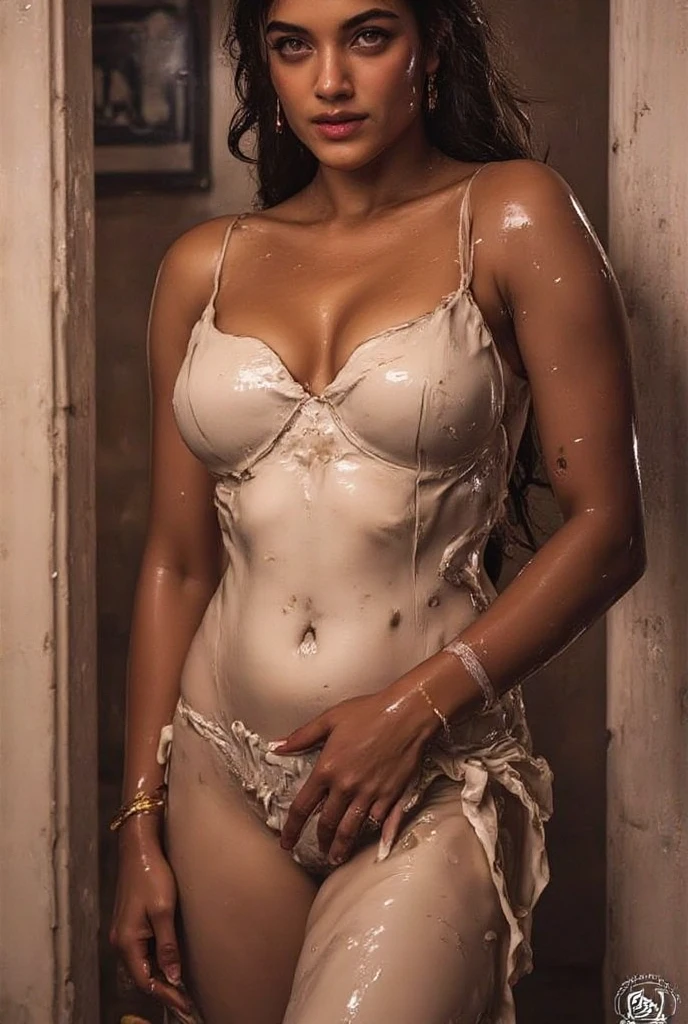 the blonde, golden tiara, red diamond in tiara, golden belt, bare chest, big breasts, nipple piercing, belly button piercing, gold lace stockings, gold high heel sandals, standing by the mirror, raw, analog, Nikon Z 85mm, ((best quality)) ((masterpiece)), intricate details, highly detailed, sharp focus, Professional, photorealistic, Post-processing, max detail, roughness, Real life, Ultra realistic, photorealism, photo graphics, photo graphics, SILHOUETTE light, (realistic, photorealistic:1.37),Amazing, finely detail, masterpiece, best quality, Official art, extremely detailed CG unity 8k wallpaper, perfect artwork, Full height, Shiny hair, glowing eyes, shiny skin, realistic, Huge breasts, perfect female figure, mature female, Milf, slim waist, looking at the viewer, lace, seductive position, sexy pose, winning, best quality ,masterpiece, illustration, Необычайно gentle и красивый, extremely detailed , Amazing, finely detail, masterpiece, best quality, Official art, absurdress, incredibly absurd, huge filesize, ultra-detailed, A high resolution, extremely detailed, beautiful detailed girl, extremely detailed eyes and face, beautiful detailed eyes, Light on the face, cinematic lighting, transparent, looking at the viewer, outstanding, revealing buttocks, NSFW:1.5,masterpiece, best quality, high quality, high definition, High quality textures, High quality shadow, high detail, Beautiful detailed, finely detailed, Extremely detailed computer graphics, detailed texture, a realistic representation of the face, realistic, colorful, gentle, Cinematic light, side lighting, lens flare, ray tracking, sharp focus, (intricate details, makeup, (Details