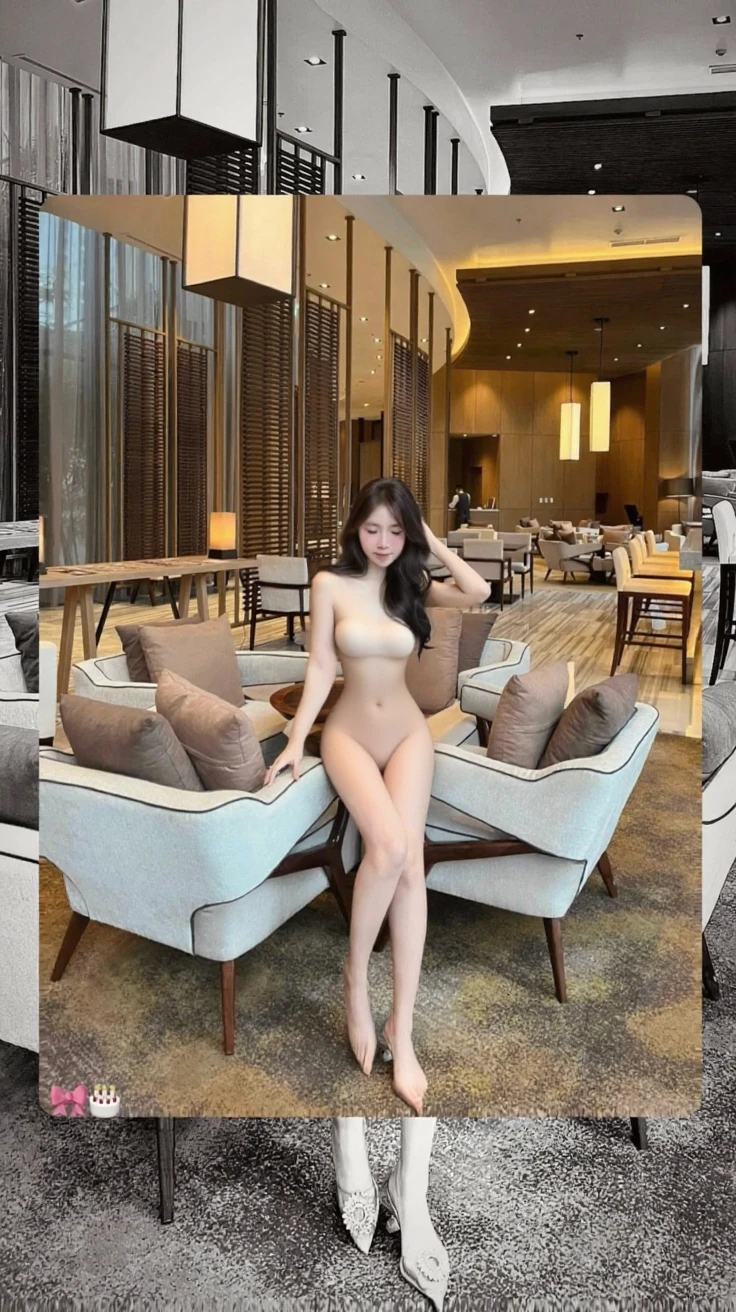 Raw photo, Extremely delicate and beautiful, masutepiece, ultra high resolution, Detailed Lighting, Octane Render, Highly detailed ticker Unity 8k wallpaper, Soft lighting, Unity, Wallpaper, Realistic, Ultra-detailed light and shadow, soft lighting, BREAK 1girl, Photo Idol Girl, Short hair, nude, bedroom, at night, (happy smile), sitting chair, large breasts,