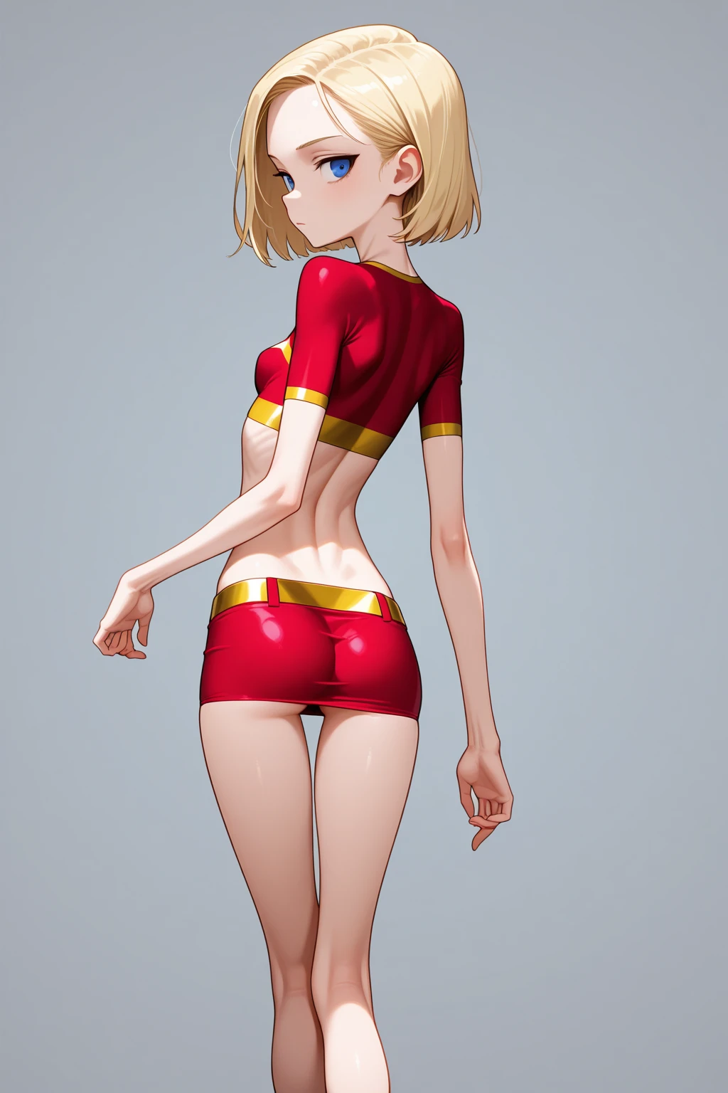 masterpiece, best quality,anime style, 1 girl,(((slender body))), (((small eyes))),(((athlete suit))), (beautiful face), (((short hair))), (((straight hair))), ((((blonde hair)))),detailed beautiful skin, (perfect hands, perfect anatomy),scream