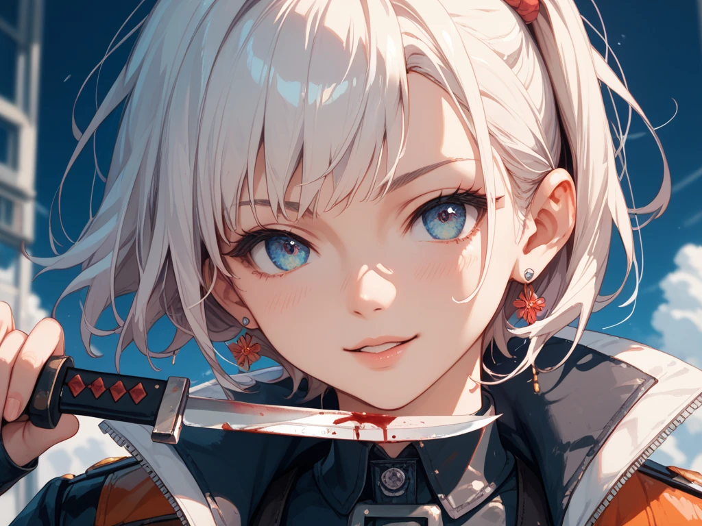 ((best quality)), ((masterpiece)), (detailed), (anime art), scarred face, american soldier, air force, war torm battlefield, male