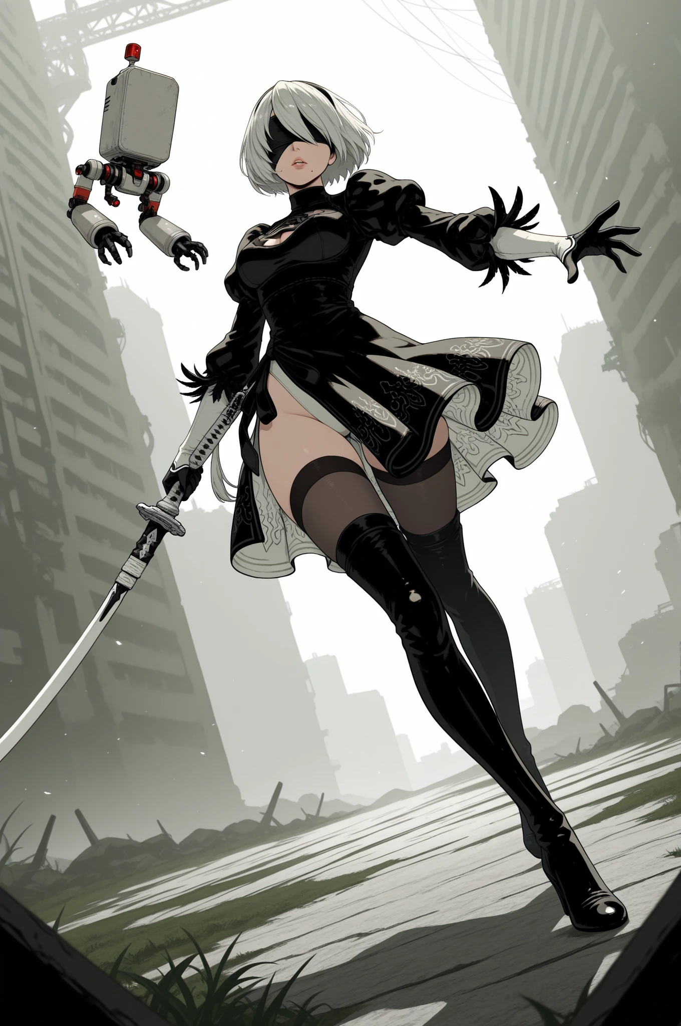 masterpiece,(best quality),(1girl) ,solo,(high contrast:1.2),(high saturation:1.2), mafia costume,  suit, full body, leather gloves
