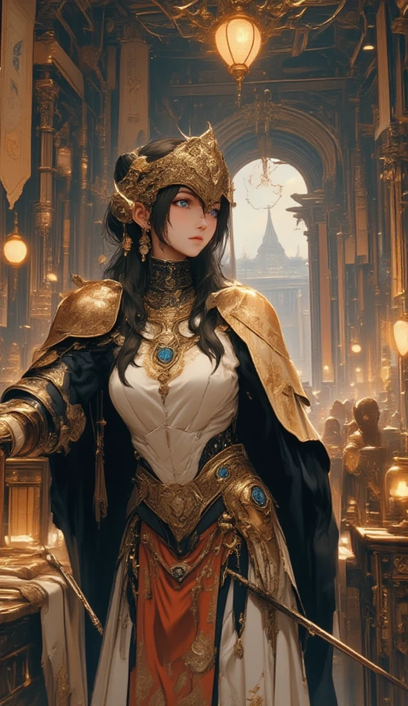 ((Best quality)), ((masterpiece)), (highly detailed:1.3)3D,tanjoreai , Amidst a realm of enchantment and mythical wonders, tales of (heroes:1.1) and (heroines:1.2) unfold. In this realm, ancient prophecies foretell the rise of a chosen champion destined to confront a malevolent force threatening to plunge the world into eternal darkness. The path to victory lies scattered across exotic and otherworldly landscapes, from mist-shrouded forests to towering crystalline peaks and (ethereal floating islands:1.1).Harnessing the arcane arts, (mighty wizards:1.1) conjure spells that weave intricate patterns of magic, while (elven archers:1.1) unleash arrows infused with ancient power. (Dwarven smiths craft legendary weapons:1.1) imbued with the essence of mythical creatures, capable of vanquishing even the most formidable foes.The heroes embark on a perilous quest, guided by ancient scrolls and cryptic riddles. Along their journey, they encounter wise mystics, shape-shifting creatures, and (mysterious sorceresses:1.1) who possess forbidden knowledge.As the heroes traverse the realms, ancient ruins and forgotten temples reveal long-lost secrets and powerful artifacts. The clash of steel and the crackling of (magical energies:1.1) echo through ancient battlegrounds, as the destiny of the world hangs in the balance. The heroes must summon unwavering courage, unwavering unity, and unlock their true potential to overcome seemingly insurmountable odds and fulfill their heroic destinies.In this realm of high fantasy, where the realms of magic and technology intertwine, where legends are born and (epic:1.2) sagas unfold, where heroes rise and villains fall, embark on a grand adventure that will captivate the imagination and transport you to a world where anything is possible,HDR (High Dynamic Range),Ray Tracing,NVIDIA RTX,Super-Resolution,Unreal 5,Subsurface scattering,PBR Texturing,Post-processing,Anisotropic Filtering,Depth-of-field,Maximum clarity and sharpness,Multi-layered textu