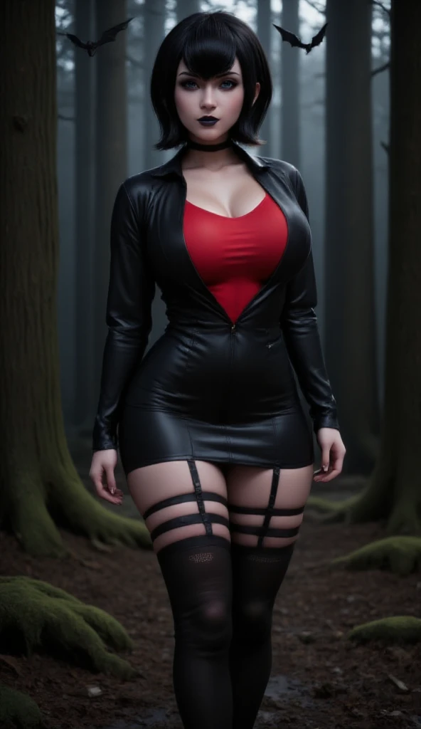 Kat Dennings als Teenager, Vampire Hunter, legwear, Spaltung, ultra realistisch, Ultra-detailliert, auf allen Vieren, Detaillierter Hintergrund