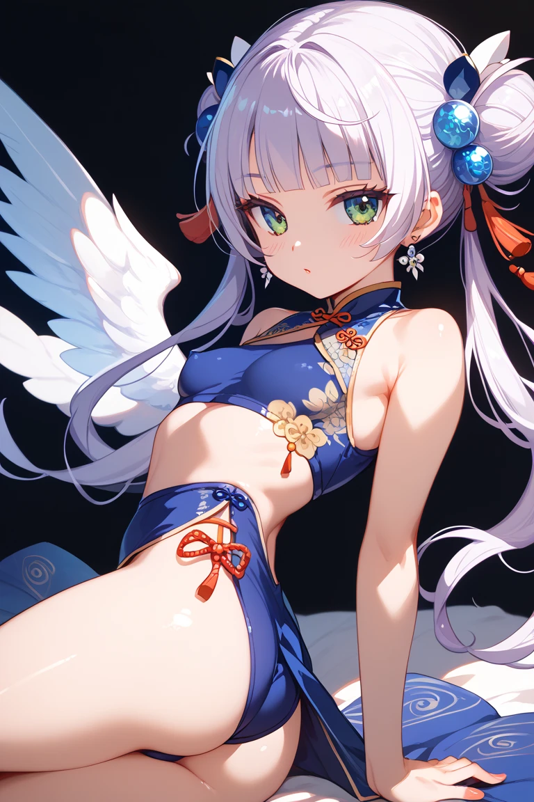 anime illustration, ((((highest quality)))), (((Ultra-precision CG 16K))), (((masterpiece))), (((Very detailed))), (((Extremely detailed))), (((Black outline:1.3, Written boundary depth:1.3 , Written soft outline, sharpness))), Maximum clarity and sharpness, Multilayer Texture, Surface Shading, Cinematic lighting, Beautiful details sparkle ,Perfect Proportions, Limited to one woman, BREAK accurate, Anatomically correct, Highly detailed face and skin texture, drawn in detail, Highly detailed facial and skin texture, Detailed eyes, beautiful hair, Beautiful Japanese Idol face, Beautiful and beautiful eyes, Beautiful body, Beautiful breasts, Beautiful thighs, Beautiful legs, Beautiful fingers, (Beautiful views) , skinny body, ((Beautiful Skin)), ((Skin Texture)) BREAK breast enlarged, medium Breasts, rocket breasts, (((perky breasts))), ((sagging breasts)), (covered nipples), slender waist, ( narrow eyes, smiling, blush, determined expression, sweaty , Heavy breathing,) , (streaked hair, hair intakes, colored inner hair, ) BREAK (((wearing printed sexy oversized shirts , wearing wide-leg-pants, breasts is covered by outfit, cosmic effects ))) , wearing earrings, (((tanned skin, tan lines))) , BREAK ( stick breast out, bending over,  under the cosmic sky on the cosmic sea ),(((looking at viewer, super detailed background , ))), BREAK embarrassed, ((detailed panty)), Narrow aisles, BREAK ((cinematic , close-up of face, cowboy shot, looking at viewer, )), (natural make), random angle, random situation , pinup magazine pose, from above , from behind 