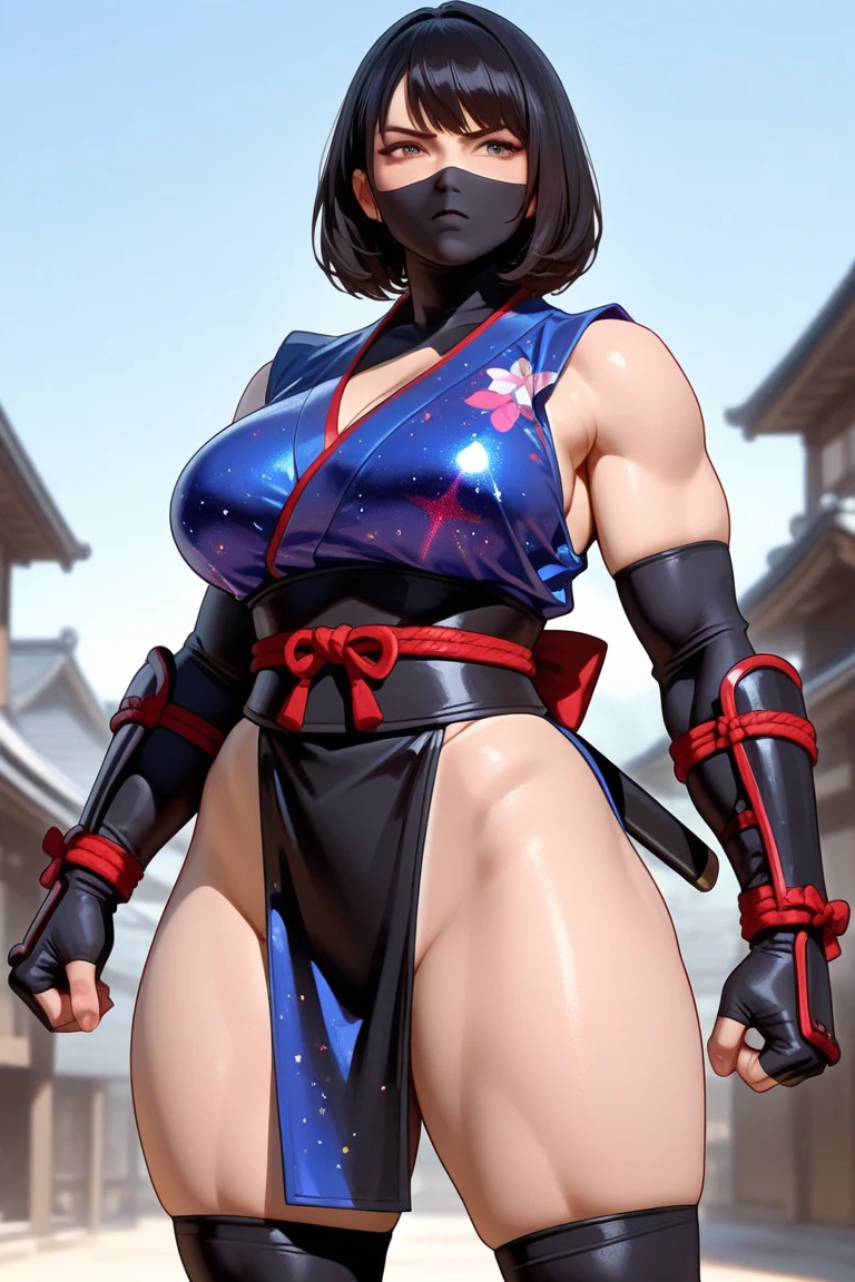 ultra-detailed, Explicit, Beautiful body, Beautiful Nose, Beautiful character design, perfect eyes, perfect face, ultra highres, 4K, beautiful legs, perfect legs, Nice hands, Perfect hand, Masterpiece, Best Quality, Highly detailed, illustration, absurdres, street fighter, doll suit, shadaloo doll, dollsuit, girls, multiple girls, expressionless, blank eyes, looking at viewer, red gloves, emotionless, black latex, corrution, mind control, female combatant, full body, hypnotized, unhappy trance, full body suit, ribbed bodysuit, both arms at side, stand up straight, obey, perfect female body, extremely glossy latex, hypnosis, hypnoLora, empty eyes, Mind control device, poses, submissive_pose, Slave, hat, necktie, stand up straight, standing, standing at attention, hat, necktie, belt, extending the right arm from the shoulder into the air with a straightened hand, nazi saluting, military, military saluting, salute, right hand saluting, left hand at side, latex, ribbed bodysuit, Yui Kotegawa, To Love Ru, black hair, long hair, amber eyes