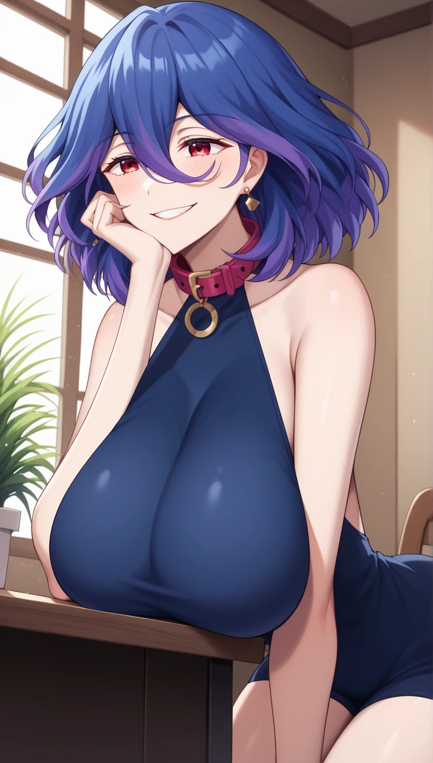 (best quality, masterpiece, RAW photo,ultra-detailed:1.2), <lyco:GoodHands-beta2:1.0>,1girl,solo,looking at viewer,smile, 30yo,
<lyco:margev3:0.3>marge simpson, blue hair, huge breasts,afro hair, green bodycon dress,beehive hairstyle,Curls Blue Tower Hairstyle , red necklace,cowboy shot,