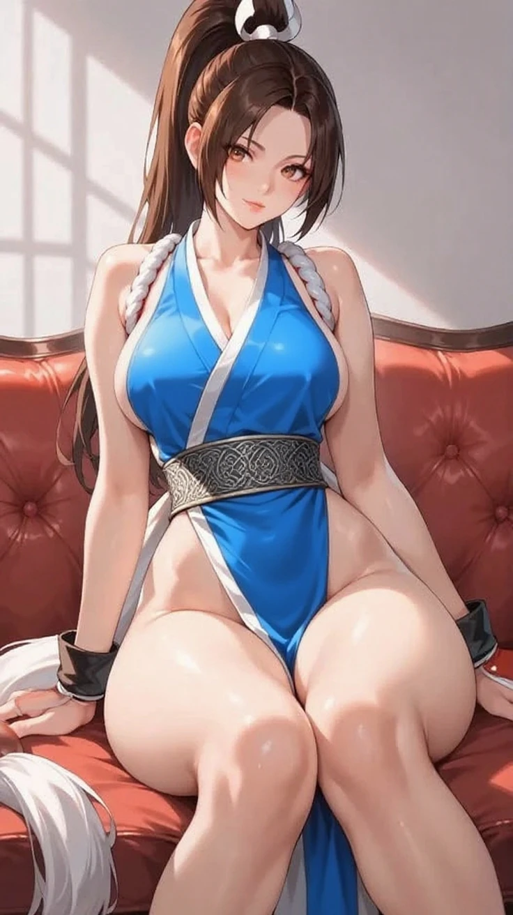masterpiece, high resolution, best quality, beautiful art, rendered art, well formed hands, body and fingers, 1 woman, solo, Rouge the bat, human form, grown up, mature woman, big breasted, cleavage, long white hair, blue_japanase_clothes, sleeveless, white stockings, sexy japanese clothes, alluring body, full body, ryona, in peril, she is being beaten up, receiving heavy damage, reacting to pain, she receives the impact of the attacks of her opponent, closed eyes, she is slammed on the sand, screaming in pain, sweating, showing weakness and helplessness, perilous scene, in trouble, dominated, bouncing breasts beach background