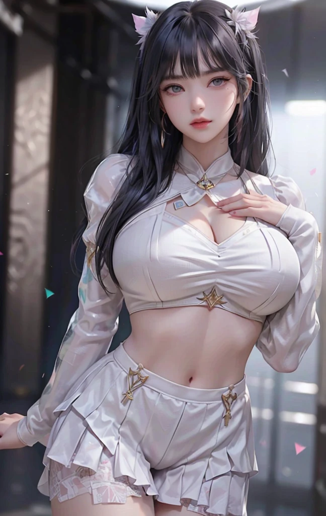 realistic, 1gril, per HD, 12k, wearing Allstars shoes, slim body, rather big body, six pack body, big round breasts, no clothes, beautiful breasts, looking at the camera, sitting on the sofa, long black hair, facial details, detailed person, body details, clothing details, hair details, body details, body details, breast details, vagina details, clothes, eye details, sweat details, water details, pose (knees bent and legs wide apart) whole body