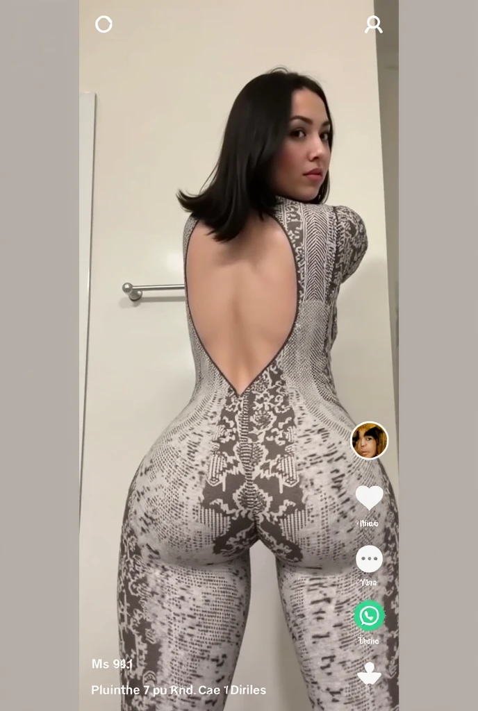 ???? asian woman, silver hair, stringy body suit, ????, ?????, big ????, view ??????????? 