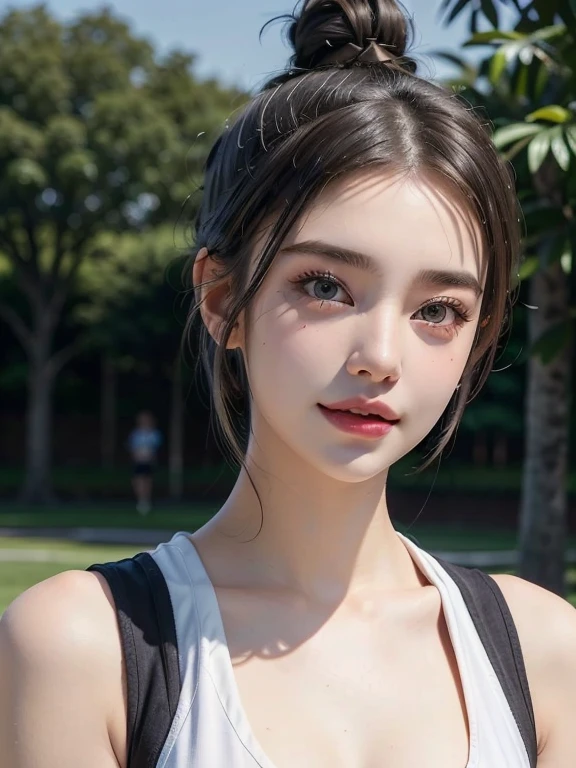 (((Black Short Hair))), (grassland), Seductive pose, 背景がgrassland、Image from chest up:1.6)、Close-up portrait of a woman wearing a white off-the-shoulder top dress and earrings, Soft portrait shot 8k, Nice delicate face, High-quality 4K portraits, High-quality portraits, Soft, perfect, pale skin, 8K Highly Detailed Face, なbeautiful繊細な顔, beautiful光の大きな目, Beautiful and realistic face, beautiful14Old woman, Beautiful and realistic face, cute14Old woman
