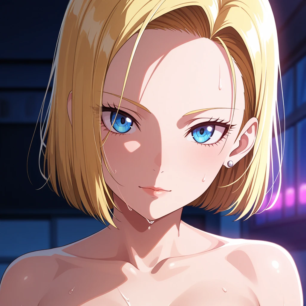 Best quality, masterpiece, ultra high res, 1girl, sexy, in the dark, deep shadow, low key, cold light, milf, dynamic light, cinematic lighting, cinematic lighting, down blouse, mature woman, middle parted hair, nsfw, natural breast, upper body, milf, nsfw, scarlet, final fantasy, blonde