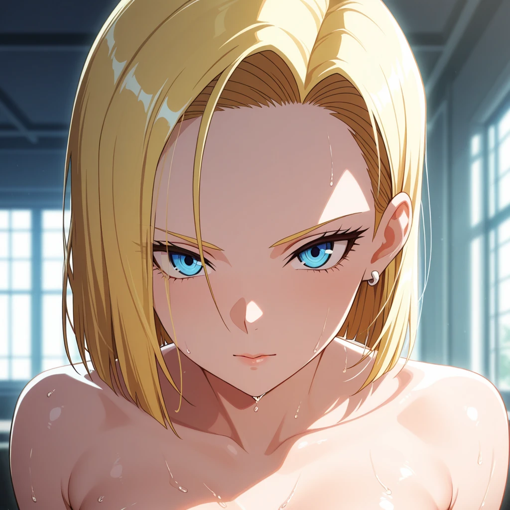 ((La mejor calidad)), ((Obra maestra)), Altamente detallado, 8k, (mujer adolescente), AnnieAOT,solamente, , Dramatic lighting, Grandes ojos de anime, Ojos de mejor calidad, SFW, 1girl, Cielo, mentañas, cascada, De_sentido_abajo, Profundidad de campo, Profundidad de campo, pose sexy, tiny breast, tiny breast, , desnudo