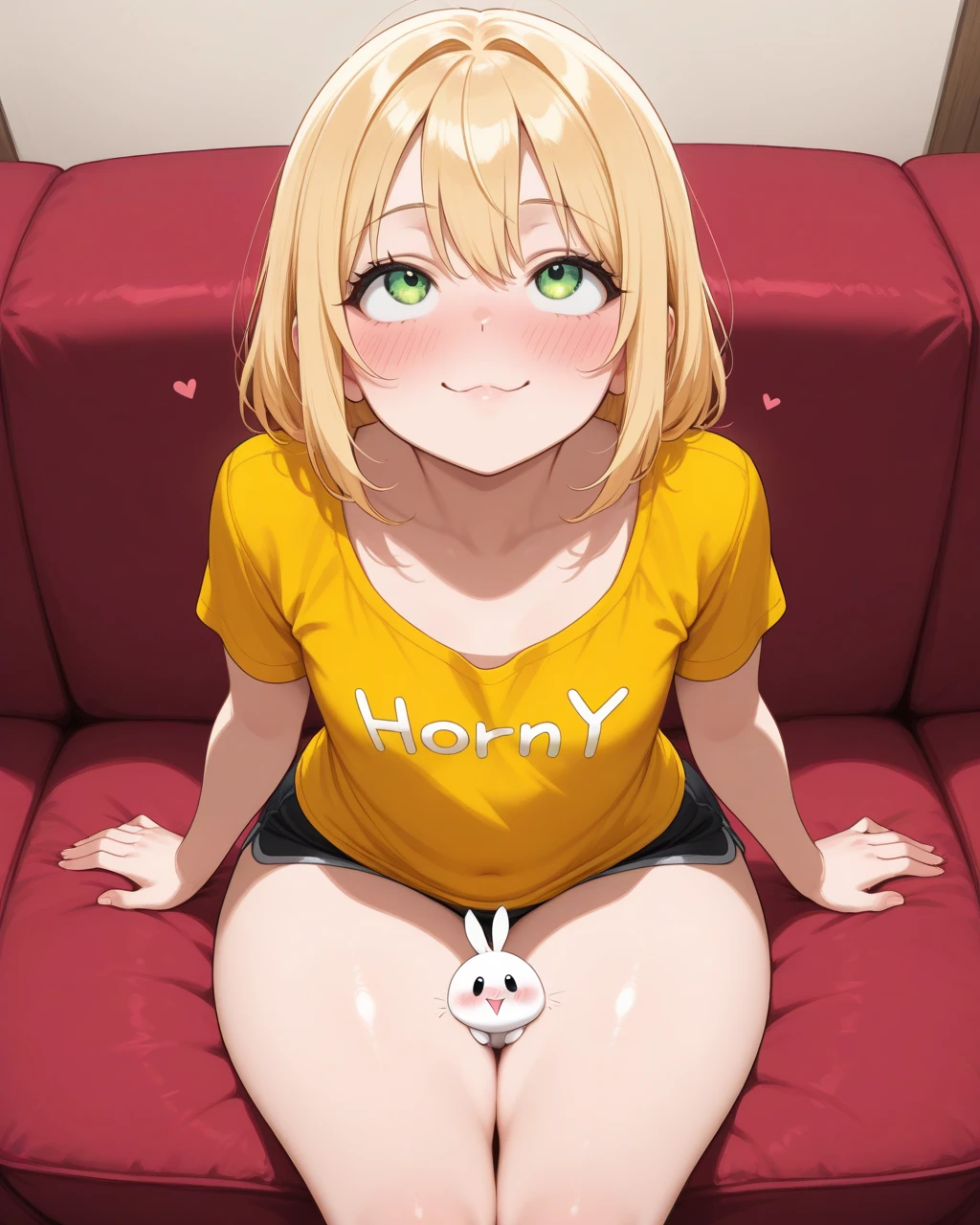 NSFW (One girl:1.5), (Small breasts :1.5), (Mordred \(destiny\):1.3), UFOTABLE STYLE, Anime Coloring, Anime screenshots, ((High resolution illustrations)), ((masterpiece)), ((Highest quality)), High detail, Many details, (Textured skin:1.4), (Detailed yellow hair: 1.9), (Detailed green eye:1.4), short hair, Complex Hair, Hair between the eyes, Nice hands, Perfect hands, Perfect body, Focus Only, Fine eyebrows, pace, ponytail, Braiding, slim, Healthy Body, skinny, Detailed lighting, Realistic colors, Bright colors, Sharp focus, Ray Tracing, Cinema Lighting, Bold line, Black Military Boots, Jeans Shorts, (tube_superior:1.3), sexy, Intimate, erotic, Not art, No photos, Romantic atmosphere, Romantic atmosphere,Bedroom Night view Mood lighting Sit on a chair Completely naked topless blush ( masterpiece, Highest quality, 1girl, (nsfw:1.0), Spread your legs, seat, 脚をsuperiorげる, nude, (Pussy Focus:1.0) Sweat, Shiny skin, Heavy breathing, ( Sex, sexual intercourse, Insert, Hetero, Motion Lines, Motion Blur, Talking Spirit:1.1),超blush