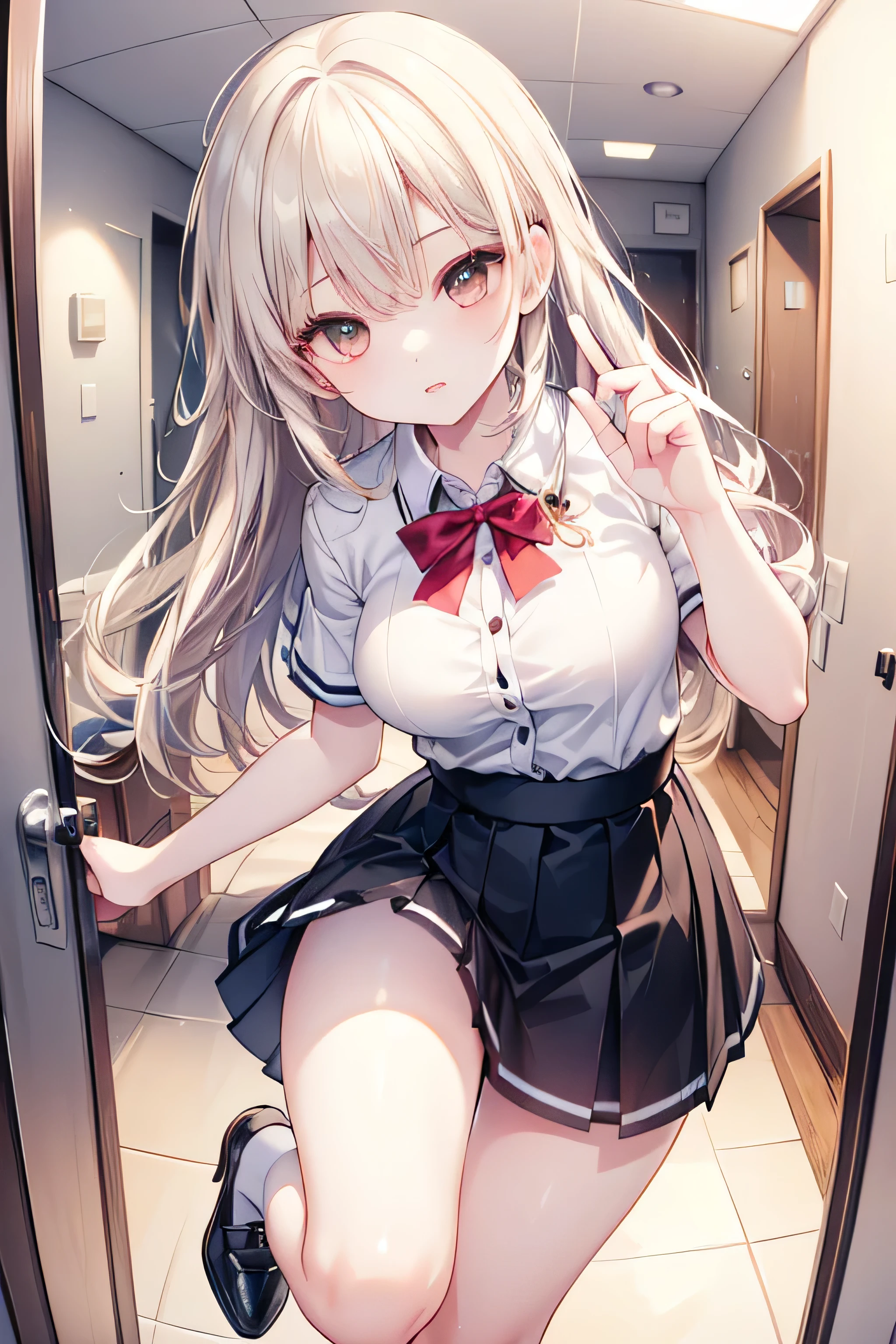 Kindergarteners ,underwear, knee-length skirt, show off underwear,Kindergarteners enjoy knee-length skirt, Proud panties, blush, Kindergarteners blush skirts lift, Panty shot, Kindergarteners skirts, Hata, smile, smile, good, Dirndl skirt, turn around, (The upper body is a bra:1.3)