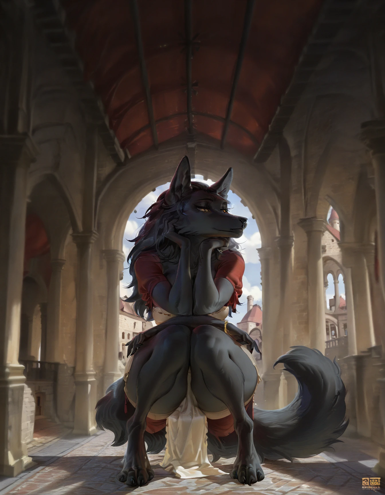 Penetration from behind, (Rear view), 4k ultra quality, 4k full body view,ultra high detailed body,singo person,foxtaur, detailed body, (ultra detailed belly), white belly fur,big belly, ((round taur belly)), enormous taur belly, enormous taur body, bulge,by mystikfox61, by glitter trap boy, by bebebebebe,by morethreedee, by seibear,(thick thigh),(chubby thigh),thicc thigh,thick legs,chubby legs,thicc legs,massive butt,enomorous thigh,massive thigh,massive legs,(detailed thigh),(wide thigh),thick butt,fluffy belly,furry belly,sharp nails,((sfw)),(ultra detailed face),ultra detailed eyes,cute face,green eyes,(golden fur),mouth open,big tail,fluffy tail,(detailed tail),enomorous tail,front view,bigger tail,huge tail,immobile taur,enomorous thigh,fluffy paws,detailed paws,thick paws,chubby paws,huge paws,big paws,(black paws),bare paws,ornate belts,ornate necklace,golden bracelet,leather belts,multiple belts,ultra big bulge,huge bulge, saddle bags,ornate saddle,saddle packs,big packs,mediaeval town,mediaeval style,treader, ((white anus)), , (absurd res), ((ultra high resolution)), (((masterpiece quality))), ((isometric view)), ((breathtaking painstakingly detailed background)), ((impressive lighting)), ((sunset clouds)), ((floating hearts)), ((sparkles)), confetti, sunlight, ⫷|⫸ foxovh, sligarthetiger, cumbread, gammainks, seibear, lollipopcon, dizzyknight, greasymojo, xpray, roly, honovy, taran fiddler, kenket, riendonut, Bayard Wu, Thomas Benjamin Kennington, Duase, ⫷|⫸, jewelry, necklace, bracelet, earring, body accessory, ear accessory, arm accessory, neck accessory, (feet accessory), ⫷|⫸ (fuzzy furry body:1.6), (
🐎x🐻x🦝x🦌x🦘x💩x🐇x🦙x🦖x🐀x🐿x🦊x🐼x🐯x🦁x🐂x🦔x🐄x🦎x🐪,