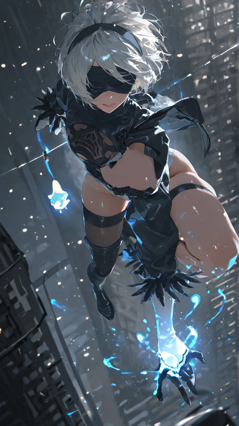 giantess art, highly detailed giantess shots, giantess, Two legs, Five fingers, short hair, A beautiful girl who is bigger than a skyscraper, Wearing rimless glasses, smile, Big Breasts, In underwear, Black Pantyhose, black pantyhose, no shoes on, toes visible through pantyhose, Steam coming out from the soles of my feet, Destroying cities, A very small big city, Miniature metropolis, Full body description, GTS, giga giantess, stomping city, crash city, tiny city, micro city, pantyhose feet, High resolution, highest quality, masterpiece, Maid, maid, transparent bodystocking, 