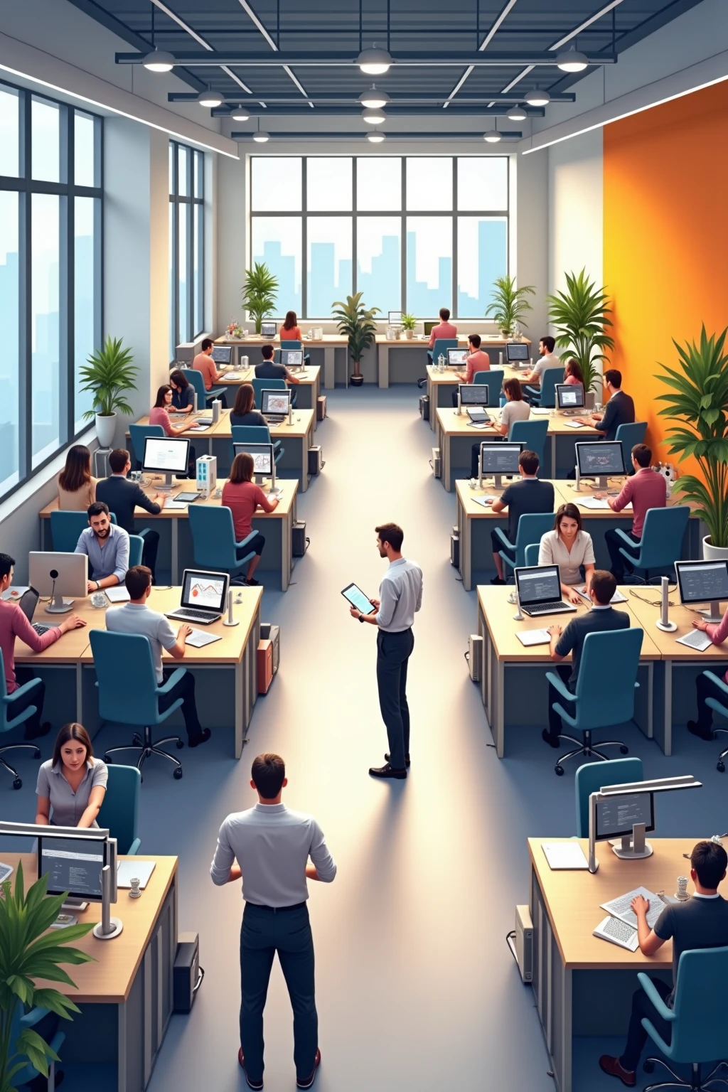 Generate a few pictures of the office