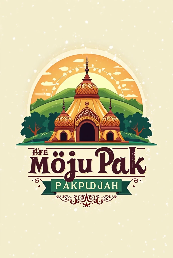 the title of the film is written aesthetically "matsu" with the correct spelling on the front, togetherness, very high quality photo, a happy scene, a man wearing glasses from Indonesia, 3 men from Indonesia, 3 women wearing hijabs and 1 woman with long hair wearing a hoodie, walking around chatting in the corner of the village, full body, realistic, cool and complicated visual effects, looks real and perfect, UHD 64K, very sweet