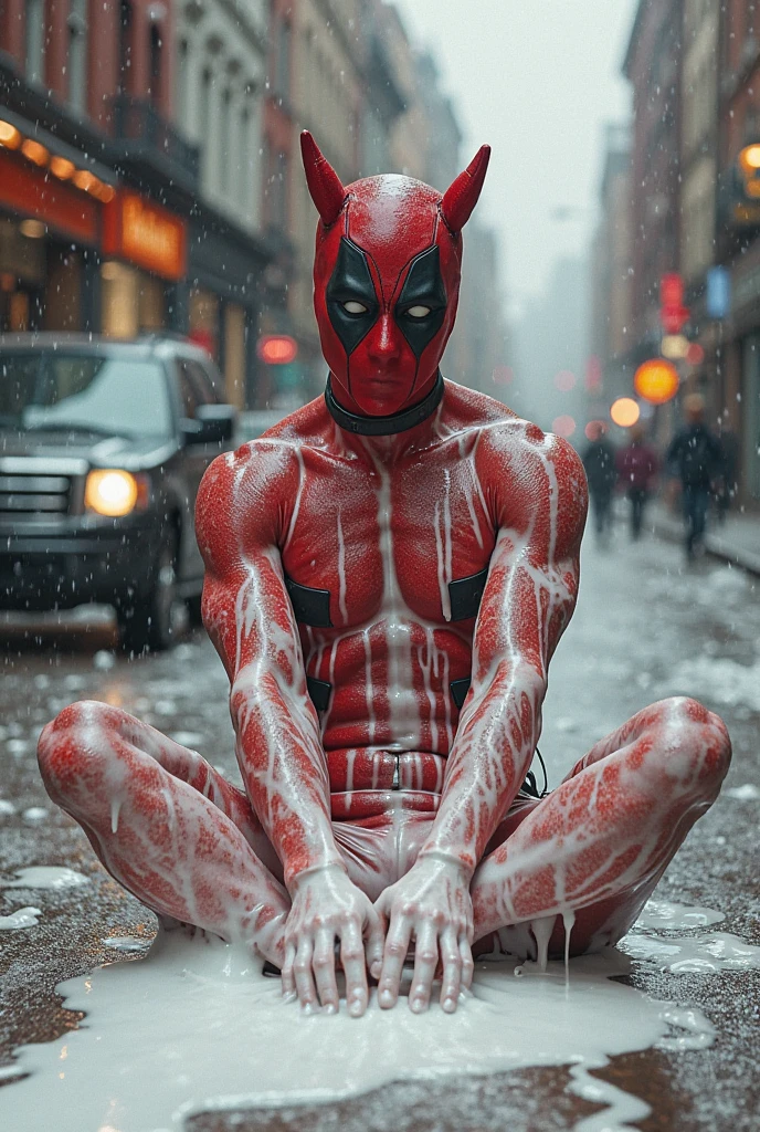 ????? costume, bandages, dynamic pose, bandaged arm, bandaged legs, bandaged torso, (smirk:0.9), halloween, street, jack-o'-lantern, realistic, masterpiece, intricate details, detailed background, depth of field, photo of a handsome man,