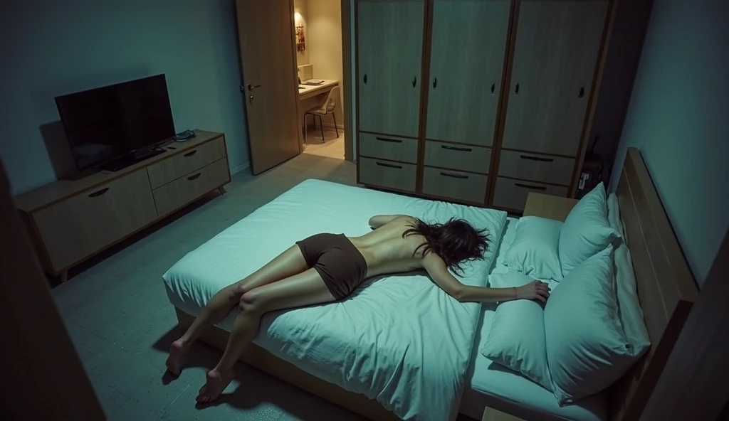 bed、barefoot、Risky