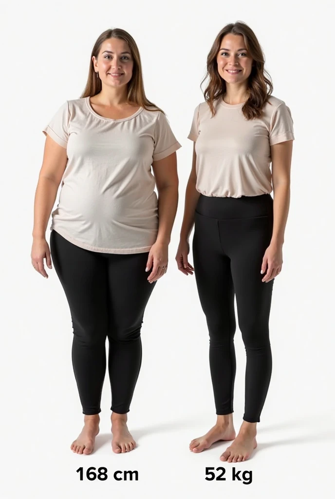 2 blonde women. big breasts. Wide hips. long and blond hair, blue eyes. Wearing black yoga pants and a red t-shirt . in a gym. looking directly at the camera, Full body photo, subtle makeup, impresionante Full body photo. Natural makeup, natural lighting. ultra realistic, meticulously detailed, realistic photo. You gain a lot of weight so that the changes are noticeable., 4 image sequences, In the first photo show me the ones that weigh 50 kg, the second 180 kg, the third 240 kg and the last 450 kg 