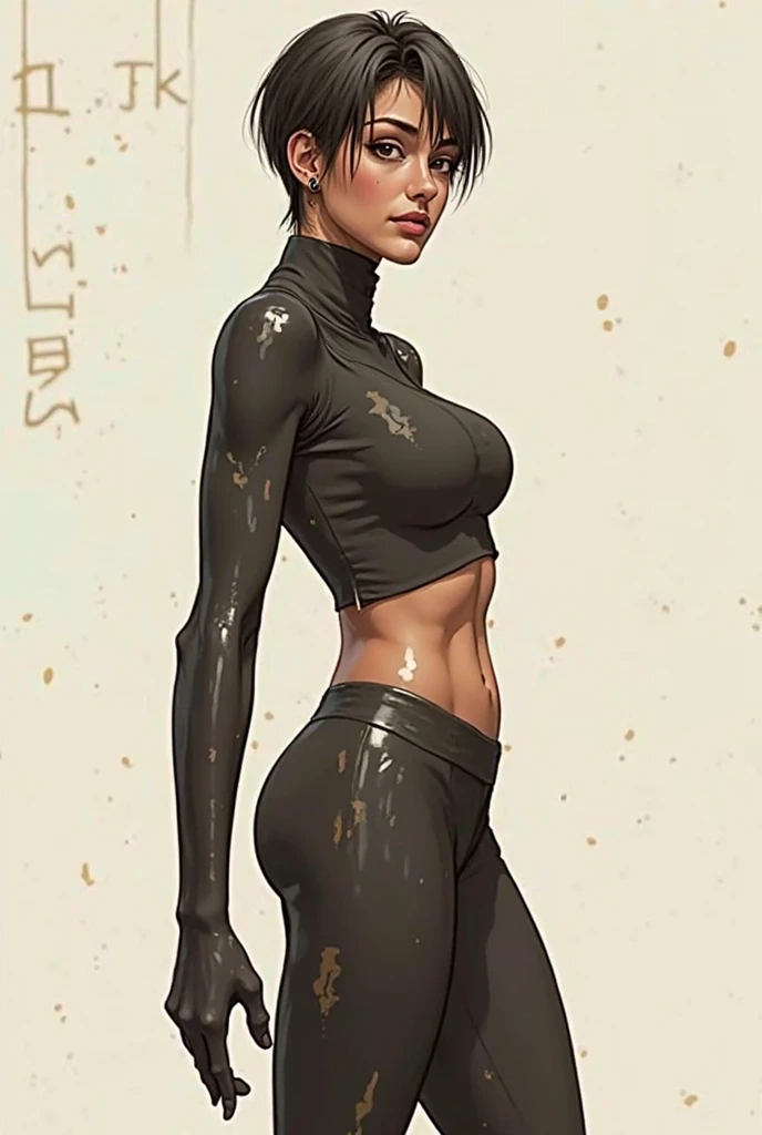 black shirt
