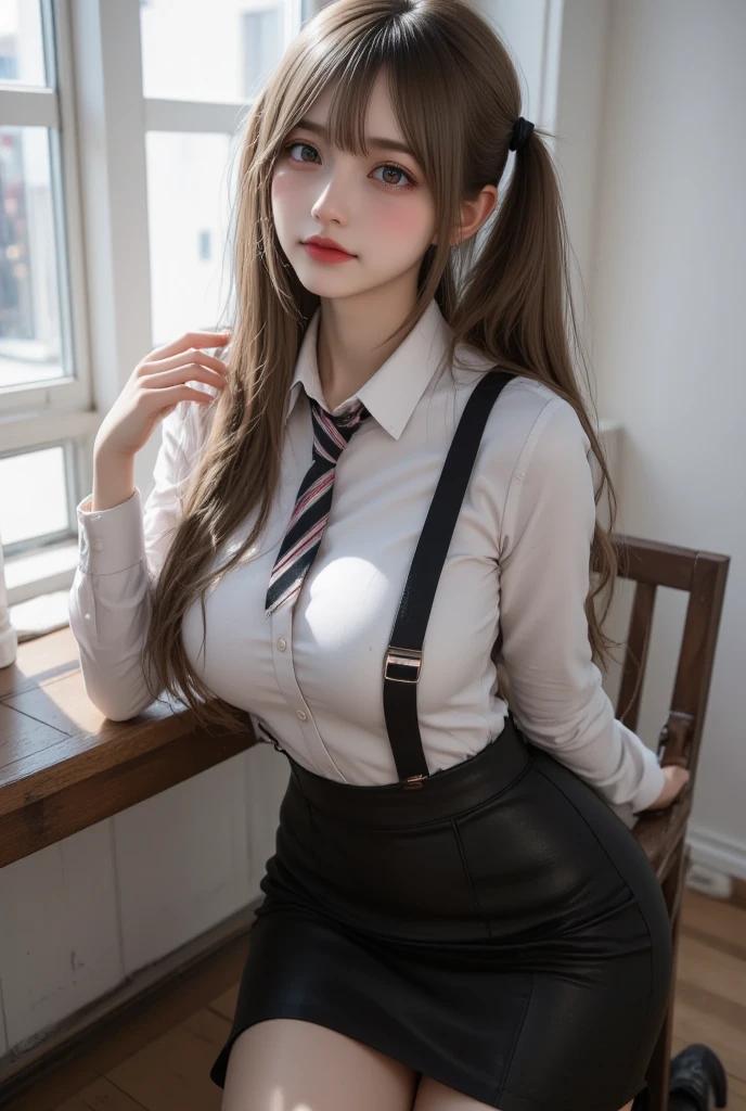 marinkitagawa, marin kitagawa, blonde hair, choker, ear piercing, earrings, long hair, piercing, (red eyes:1.5), straight hair, swept bangs,
BREAK black necktie, long sleeves, pleated skirt, school uniform, shirt, skirt, sleeves rolled up, white shirt, cleavage,
BREAK indoors, classroom,
BREAK looking at viewer, BREAK (masterpiece:1.2), best quality, high resolution, unity 8k wallpaper, (illustration:0.8), (beautiful detailed eyes:1.6), extremely detailed face, perfect lighting, extremely detailed CG, (perfect hands, perfect anatomy),