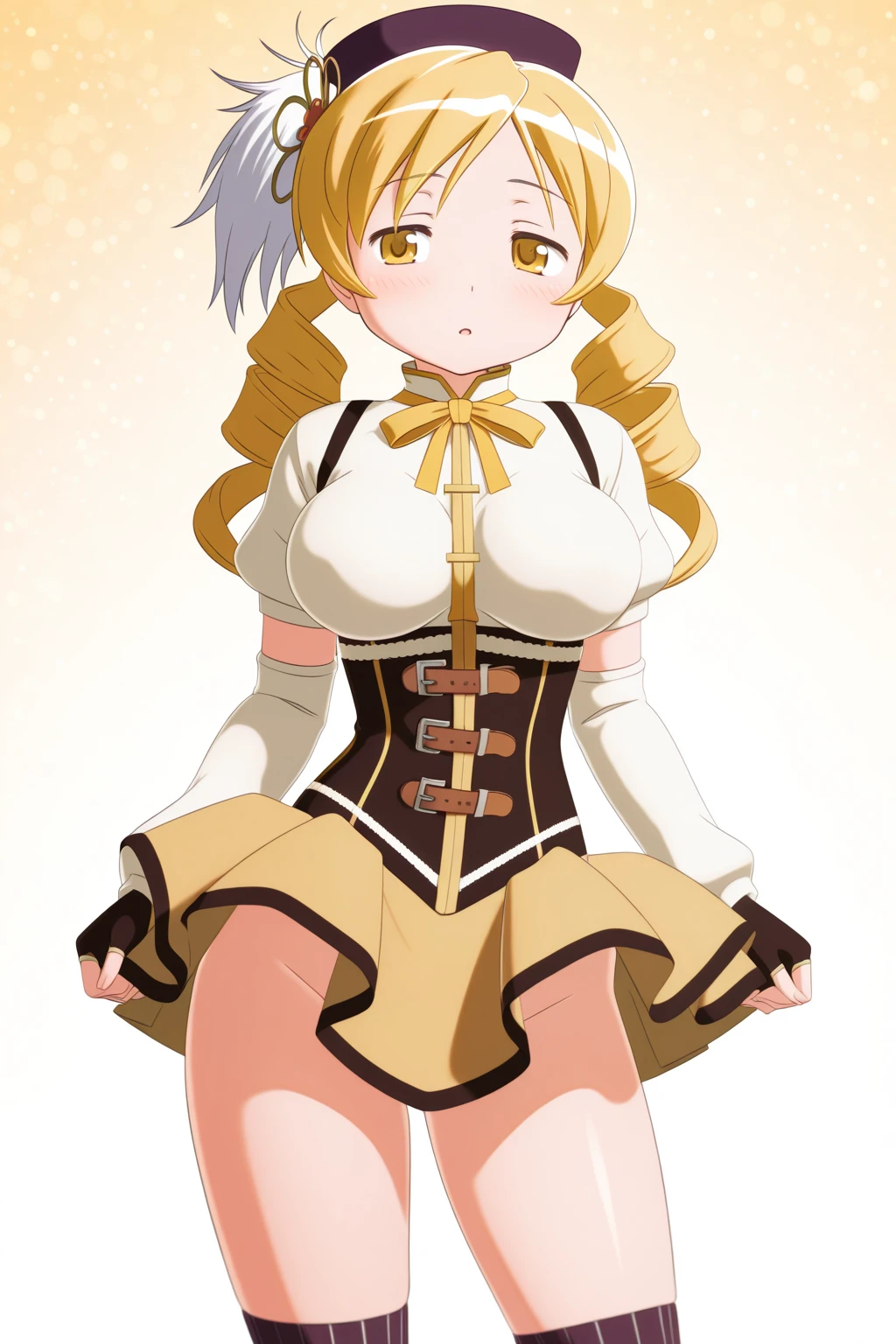 Masterpiece, best quality, 4k quality, Tomoe Mami, artist: Seismic 