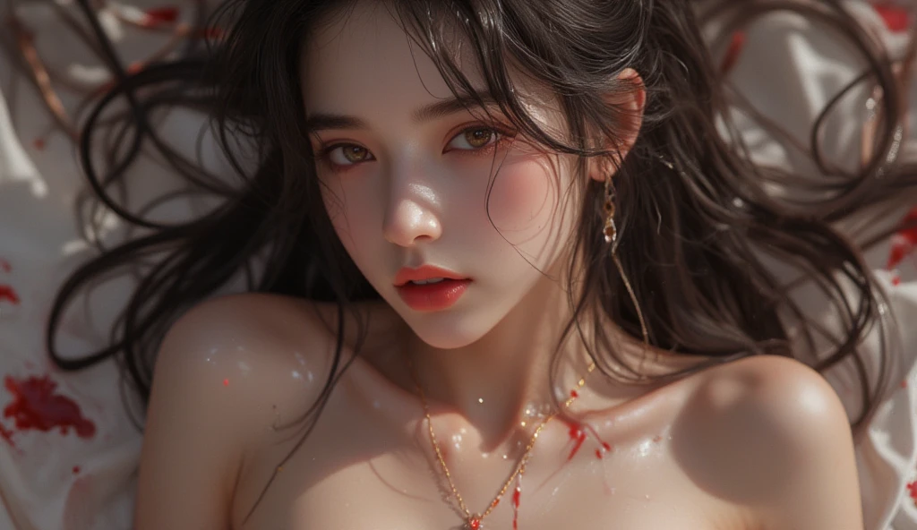 (Browsing Caution:1,4),Mix 4, (8k, RAWphotograph, Highest quality, Tabletop: 1.45), (Realistic, Realistic: 1.37),illumination, night, プロのillumination, photographn mapping, Radio City, Physically Based Rendering, Gradient Brunette, 高品質のphotograph, High resolution, 1080P, (Detailed facial depiction), (Detailed description of the hand), (Delicate CG), Extreme light and shadow, Rich details, (Detailed facial features), (Highest quality), Look in front of you, Highly detailed face, Highly detailed lips,  超High resolution, (Faithfulness: 1.4), photograph, 1 girl, [(sad)],  , Thin limbs, movie, Cool pose, I Cup, Highest qualityな完璧なボディ, photographのような, (1 girl: 1.3), Perfect balance, (Huge, Perfect breasts, Areola),(Realistic, Photorealistic:1.37),One Girl, Cowboy Shot,Professional Lighting, Photon Mapping, Radio City, RAWphotograph、(Photorealistic:1.4)、Octane Rendering、Complex 3D rendering with ultra-detail, Studio Soft Light, Rim Light, Vivid details, Super Detail, Realistic skin texture, Detailed aspect, Beautiful details in the eyes, Highly detailed CG Unity 16k wallpaper, compensate, (Detailed Background:1.2),Highest quality, 超A high resolution, Tabletop, One Girl, One girl,alone, Upper Body,View Viewer, White Background, Multicolored Hair, compensate , Lips parted, Black Lips, eyeliner, Gothic, Goth Girl,((Light on face:1.2)),((movie照明:1.2)),(Photorealism:1.4),((30 piercings in left ear)),((necklace)),((A woman who always smiles)),((nightのプールサイド:1.6)),((Lighting on face:1.1)),((Upper Body:1.2)),((Delicately depicting the face:1.2)),(One-length bob hair:1.5),((Multicolor hair color:1.4)),((black colored contact lenses:1.2)),(((Completely naked))),(((nsfw))),(((Completely naked))),((((Completely naked)))),(((nsfw))),(((((Completely naked))))),((Big Breasts:1.4))