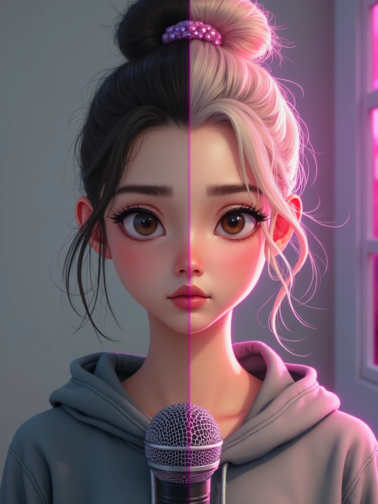 (masterpiece), realistic, cinematic light, a 5yo girl and her family, having fun at the theme park, full body, beautiful eyes, silver hair, perfect anatomy, very cute, (blue eyes) , bioluminescence, 8 life size,8k resolution, human hands, elegant, approaching perfection, dynamic, highly detailed, character sheet, concept art, smooth, facing directly at the viewer positioned so that their body is symmetrical and balanced, detailed hairstyle, her eyes tear up as she hold back the pain, open mouth and stick out tongue, from below and side, fractal art