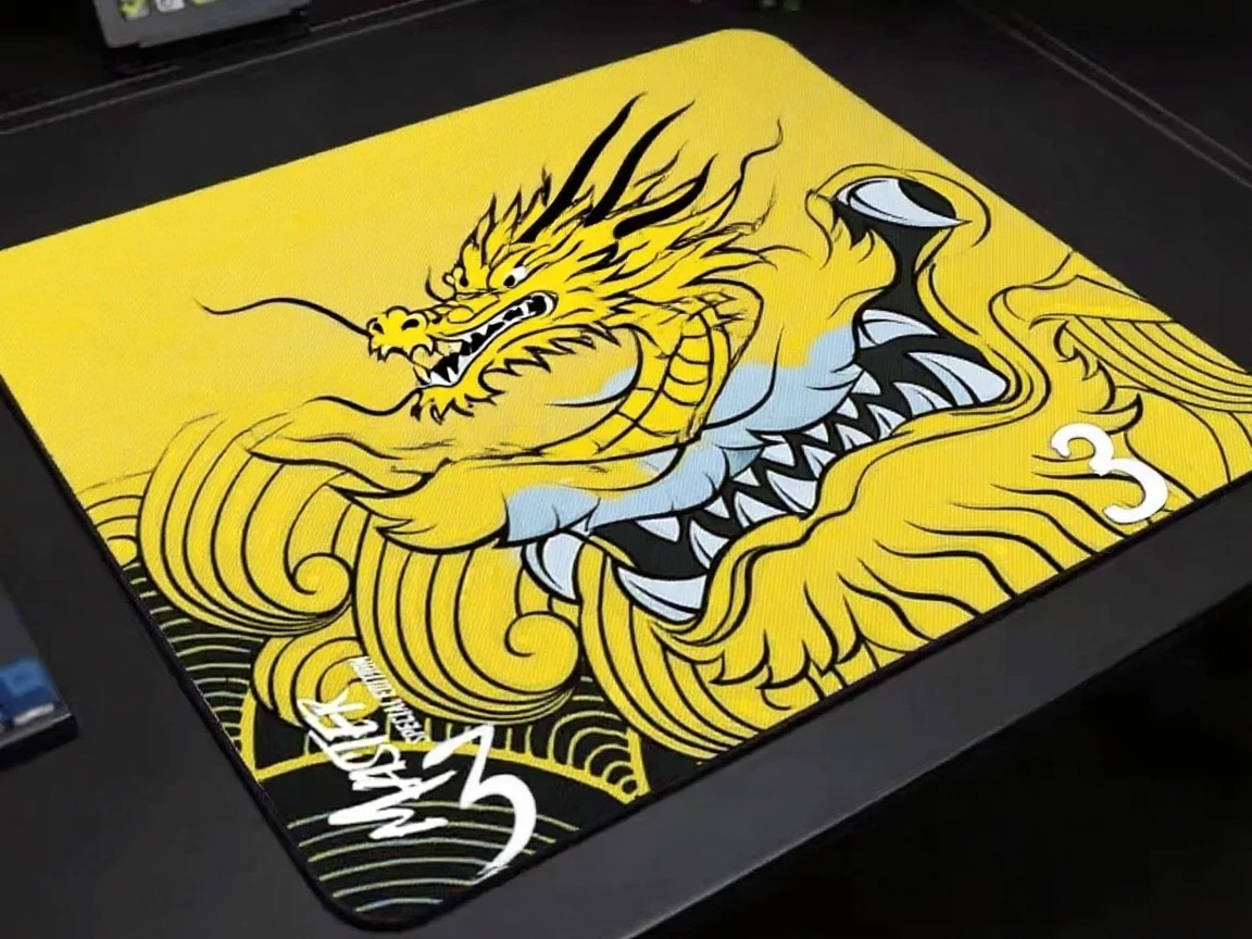 Dragon with yellow white and black color who is reading