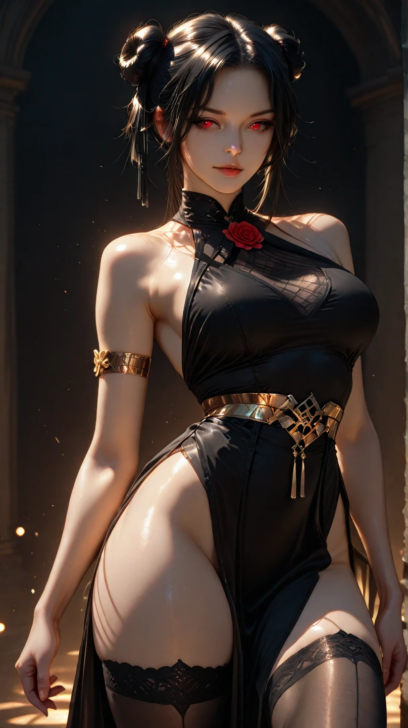 Masterpiece, absurdres, fine detail, HDR, highly detailed face and eyes, photorealistic, (8k, best quality, masterpiece:1.2), ultra-detailed, extremely detailed cg 8k wallpaper,fashion,
(crystalstexture skin:1.2), (extremely delicate and beautiful),
(masterpiece, best quality:1.2),1girl, solo, narrow waist, large breasts,yafei,(looking at viewer:1.2), natural lighting, sexy pose, outdoors, full body